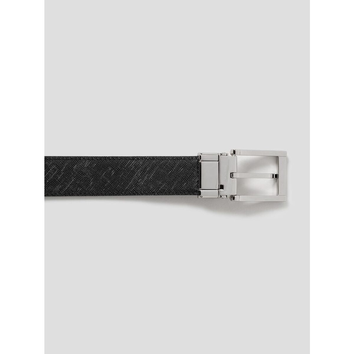 빈폴 액세서리(BEANPOLE ACCESSORY) 리버시블 사각 버클 벨트   브라운
