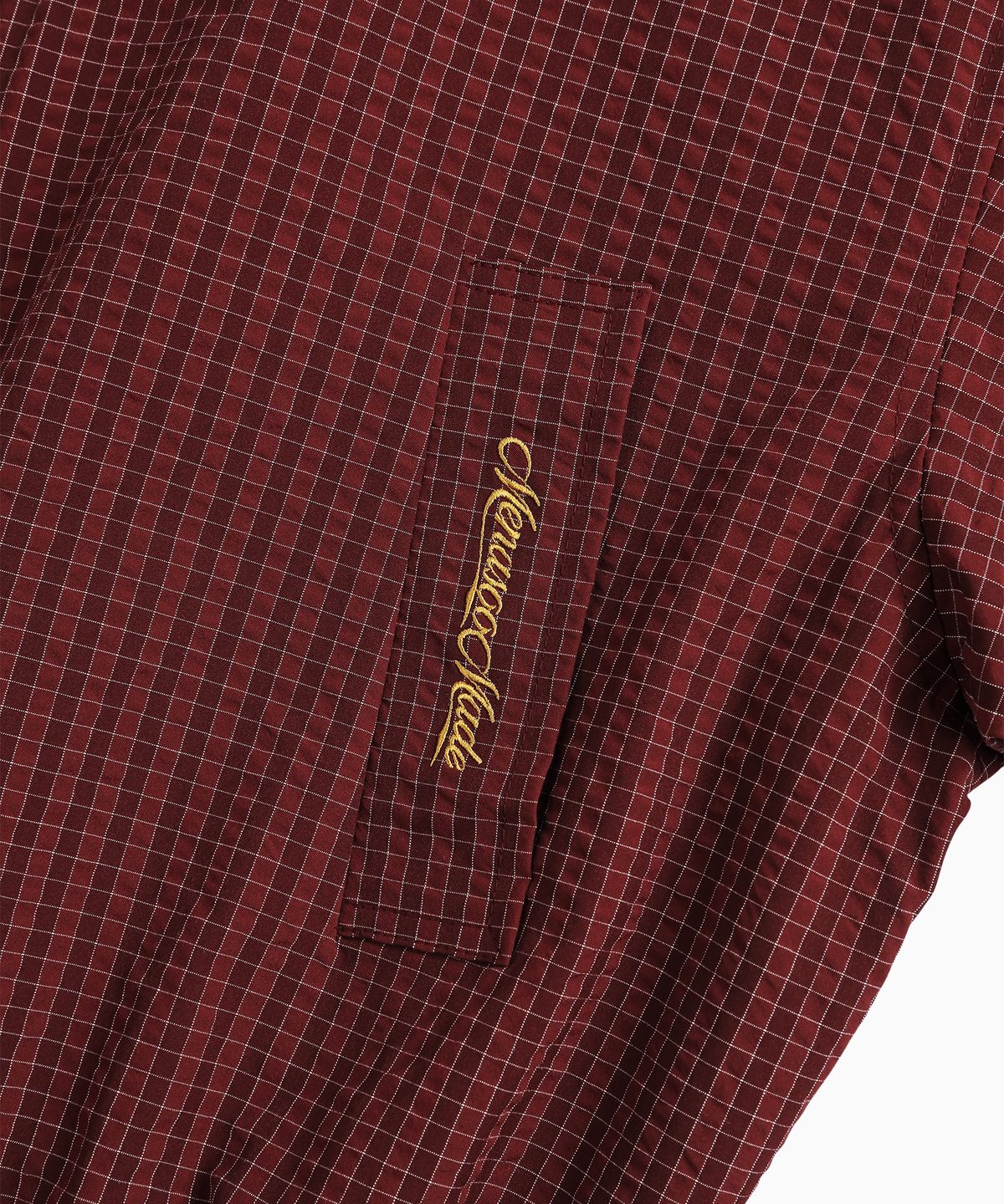 미나수(MENASOO) MNS Classic Check Jacket_Burgundy