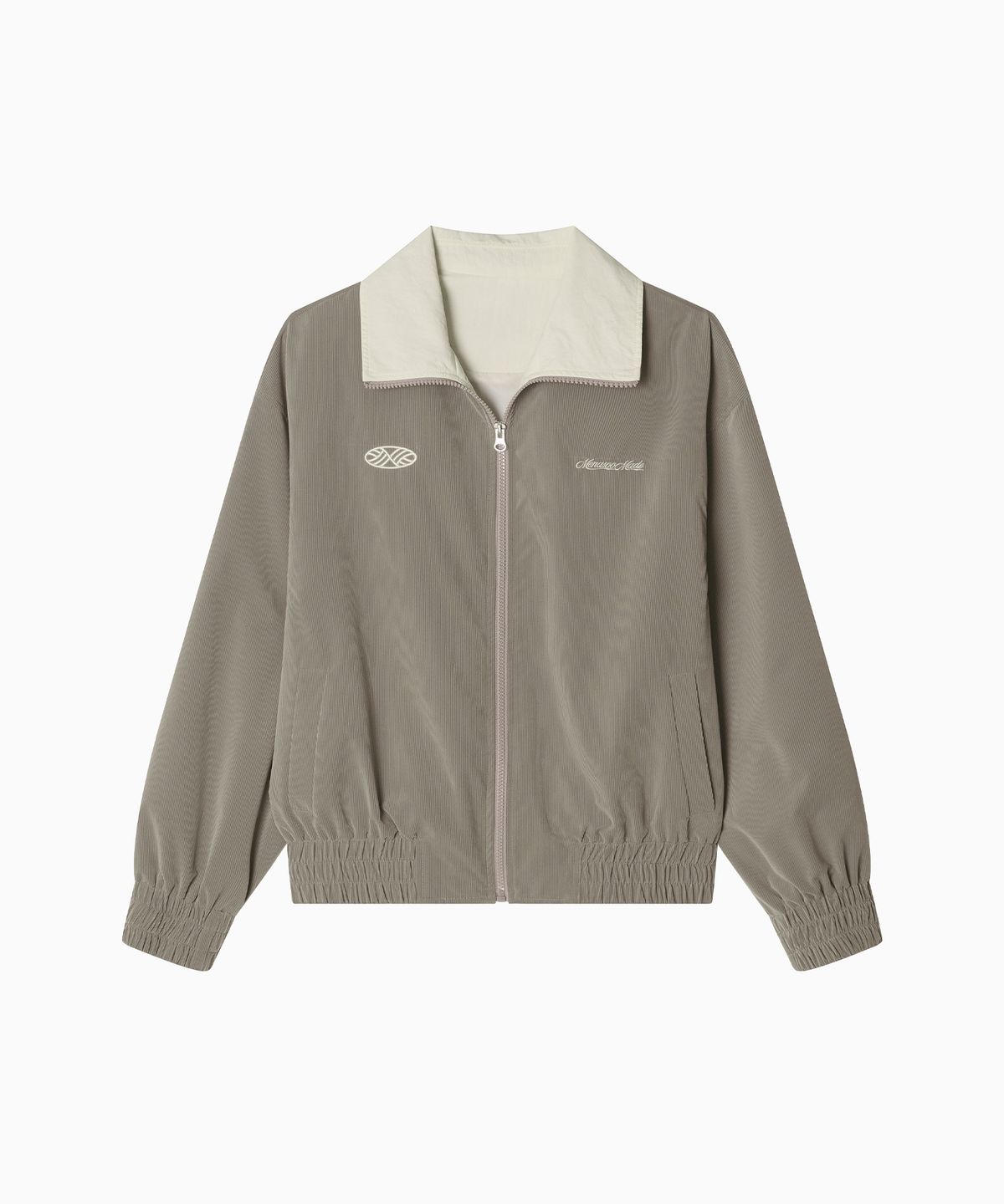 미나수(MENASOO) Menasoo Made Corduroy Nylon Jacket_Beige