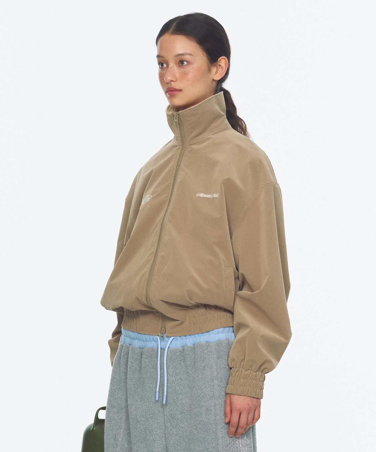 미나수(MENASOO) Menasoo Made Corduroy Nylon Jacket_Beige