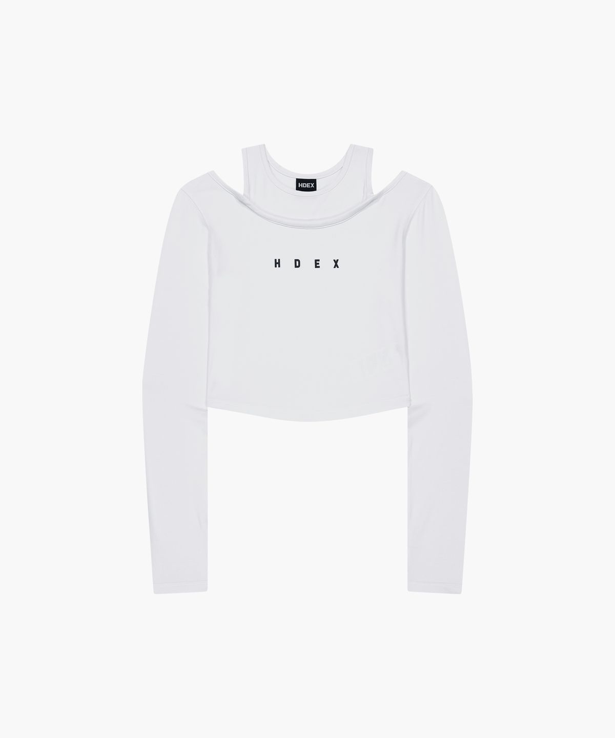 에이치덱스(HDEX) 우먼스 브리센 레이어드 롱 슬리브 (White)