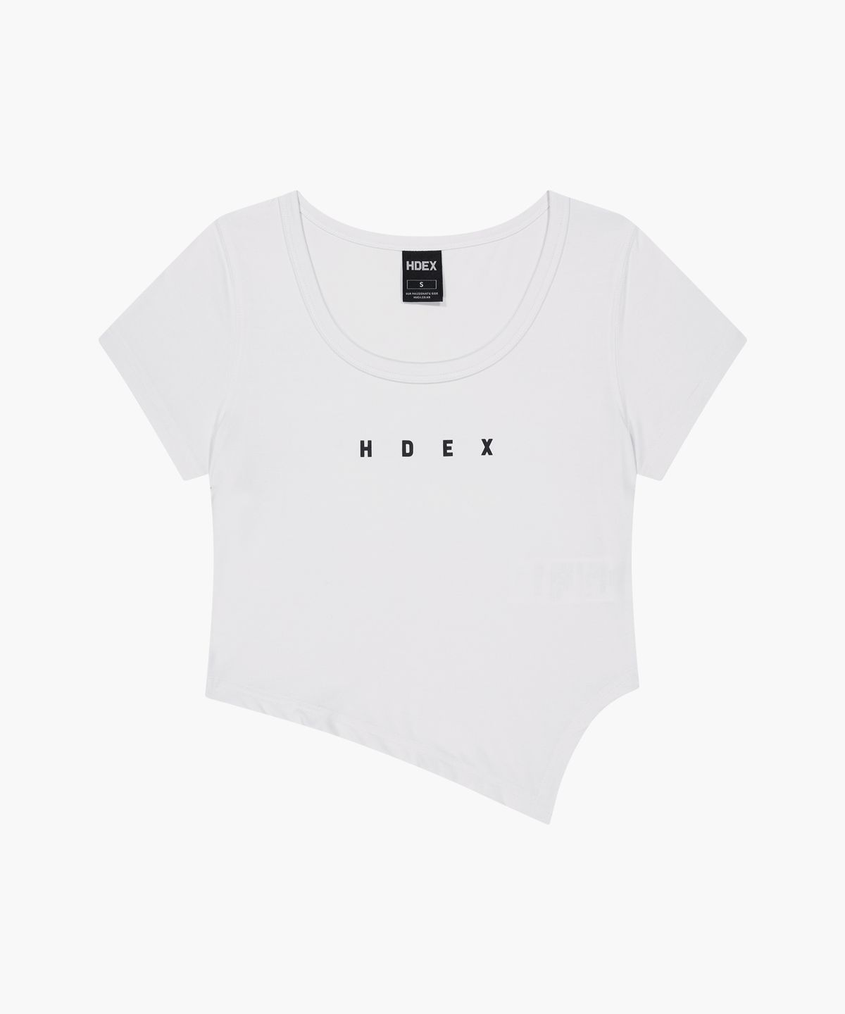 에이치덱스(HDEX) 우먼스 브리센 브이컷 숏 슬리브 (White)