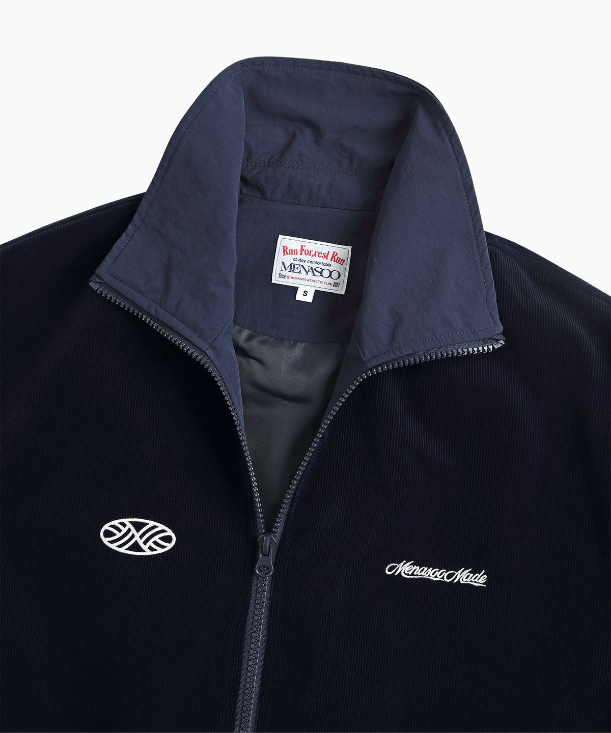 미나수(MENASOO) Menasoo Made Corduroy Nylon Jacket_Navy