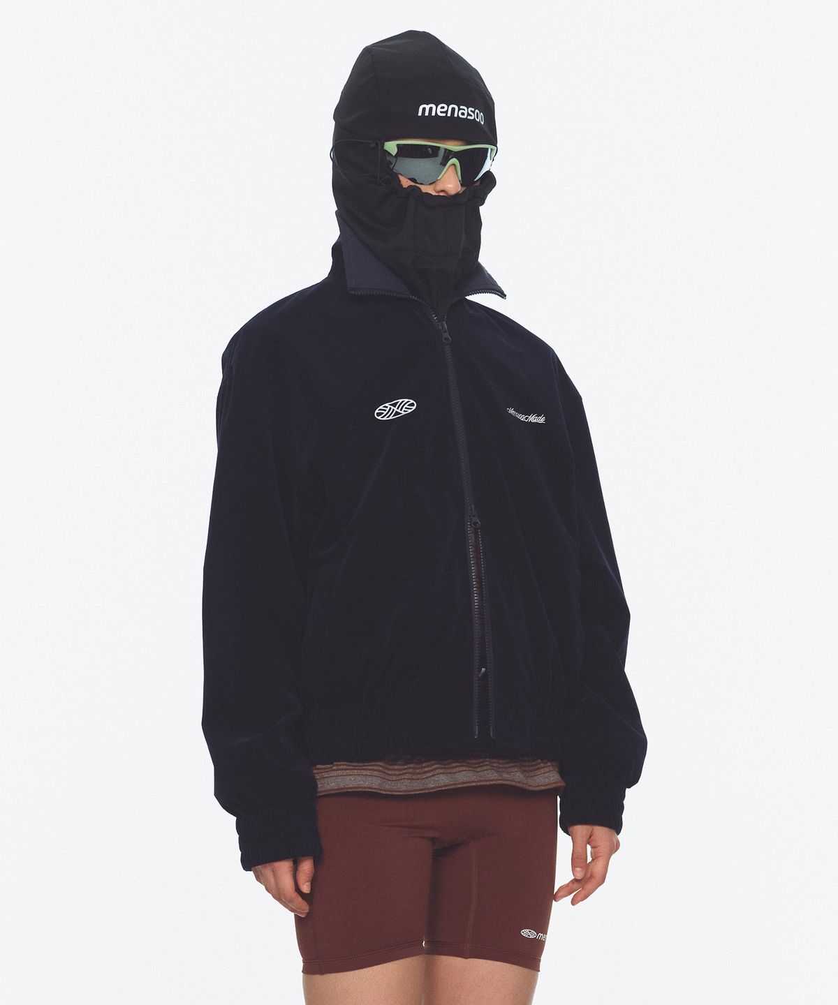 미나수(MENASOO) Menasoo Made Corduroy Nylon Jacket_Navy