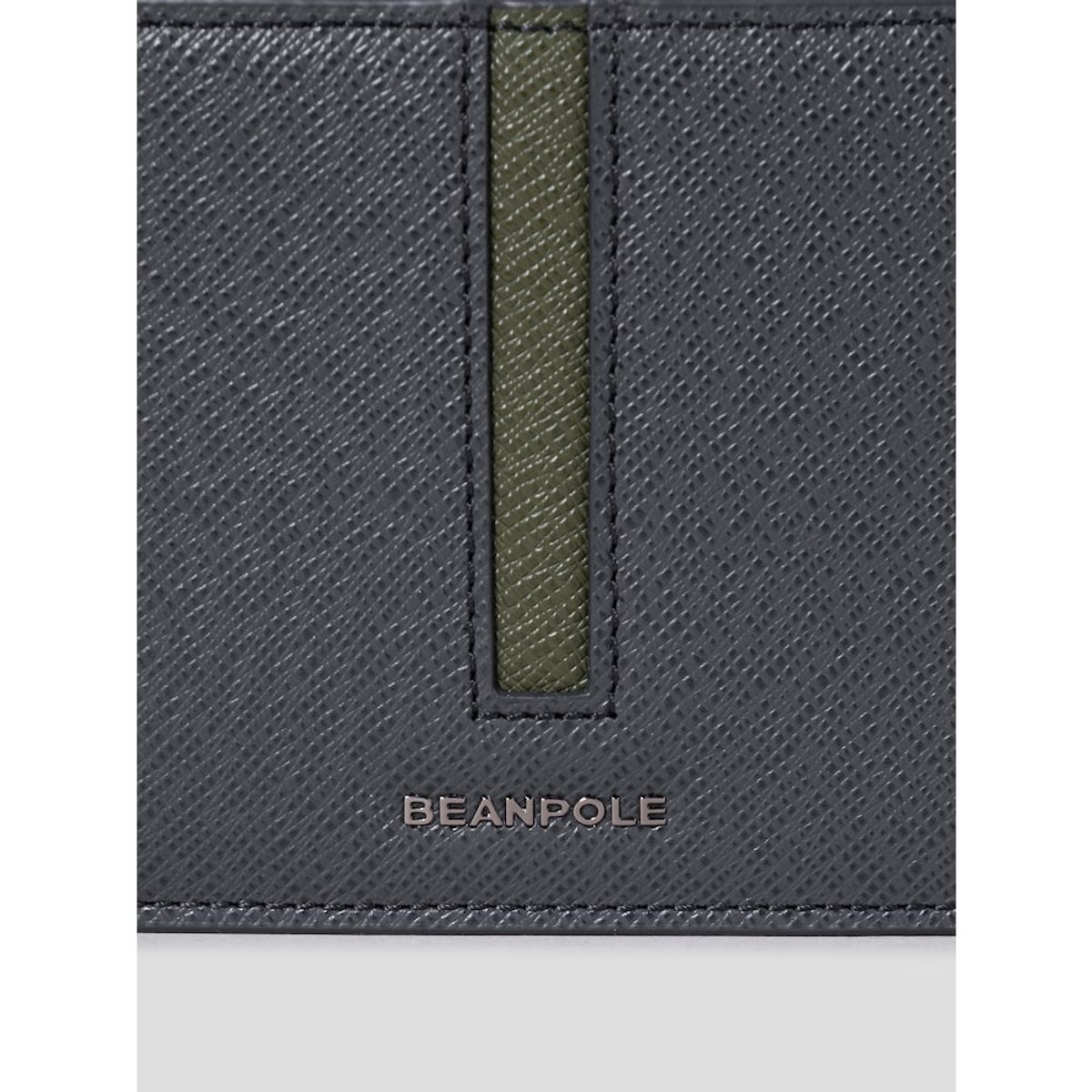 빈폴 액세서리(BEANPOLE ACCESSORY) 컬러블럭 미니지갑  그레이