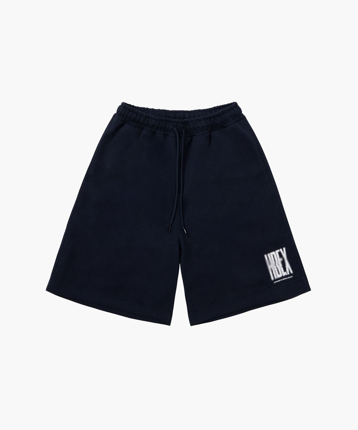 에이치덱스(HDEX) 크랙 프린티드 스웨트 쇼츠 (Navy)