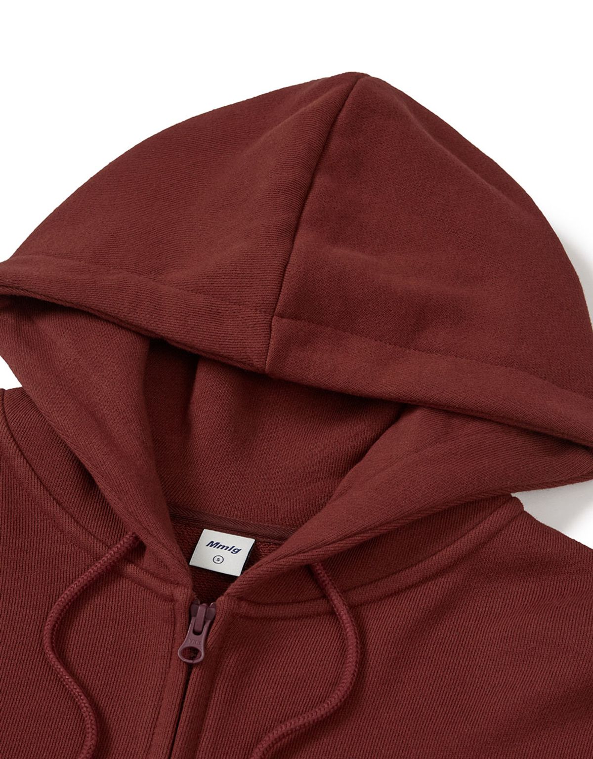 엠엠엘지(MMLG) [Mmlg] WE HOOD ZIPUP (CRANBERRY)