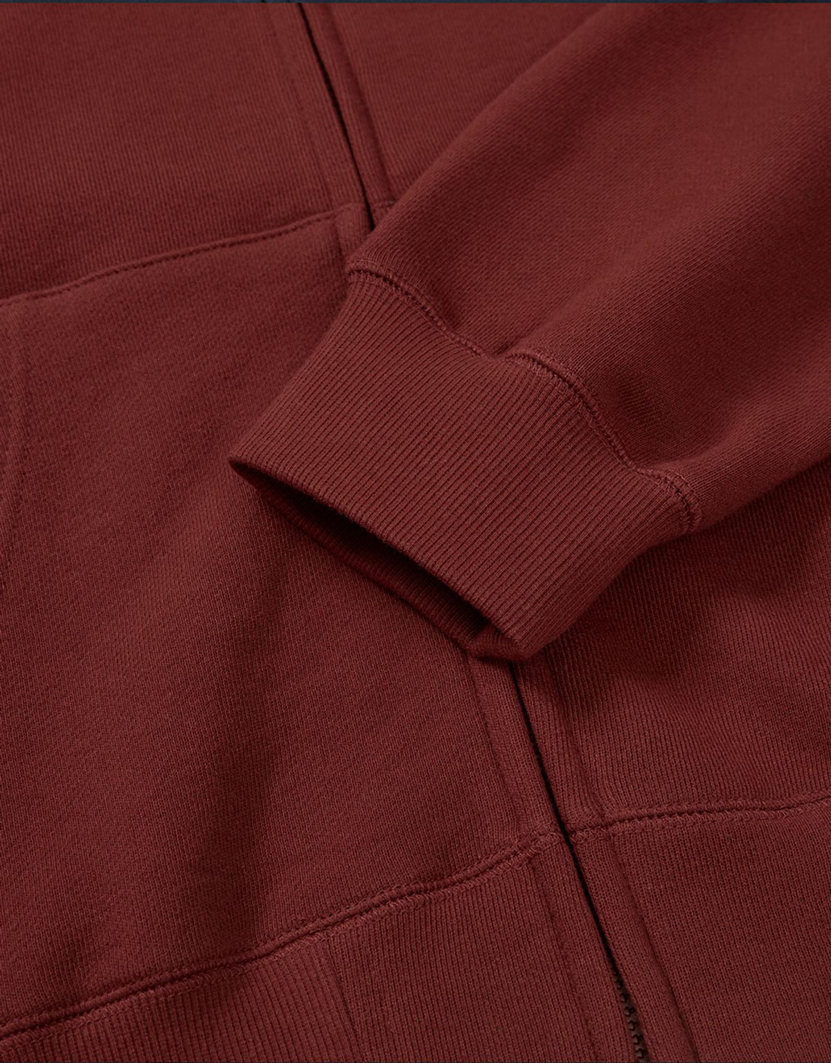 엠엠엘지(MMLG) [Mmlg] WE HOOD ZIPUP (CRANBERRY)