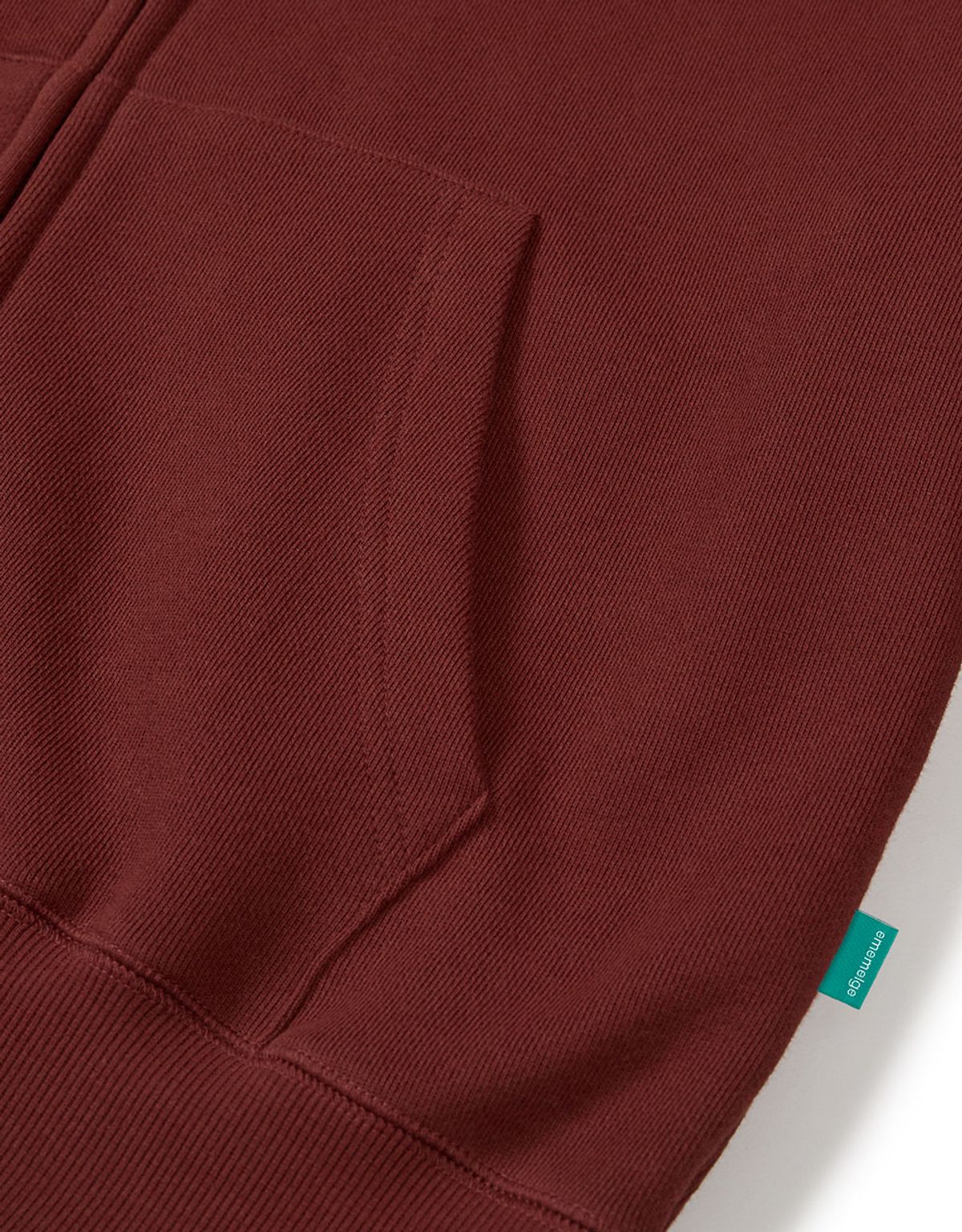 엠엠엘지(MMLG) [Mmlg] WE HOOD ZIPUP (CRANBERRY)
