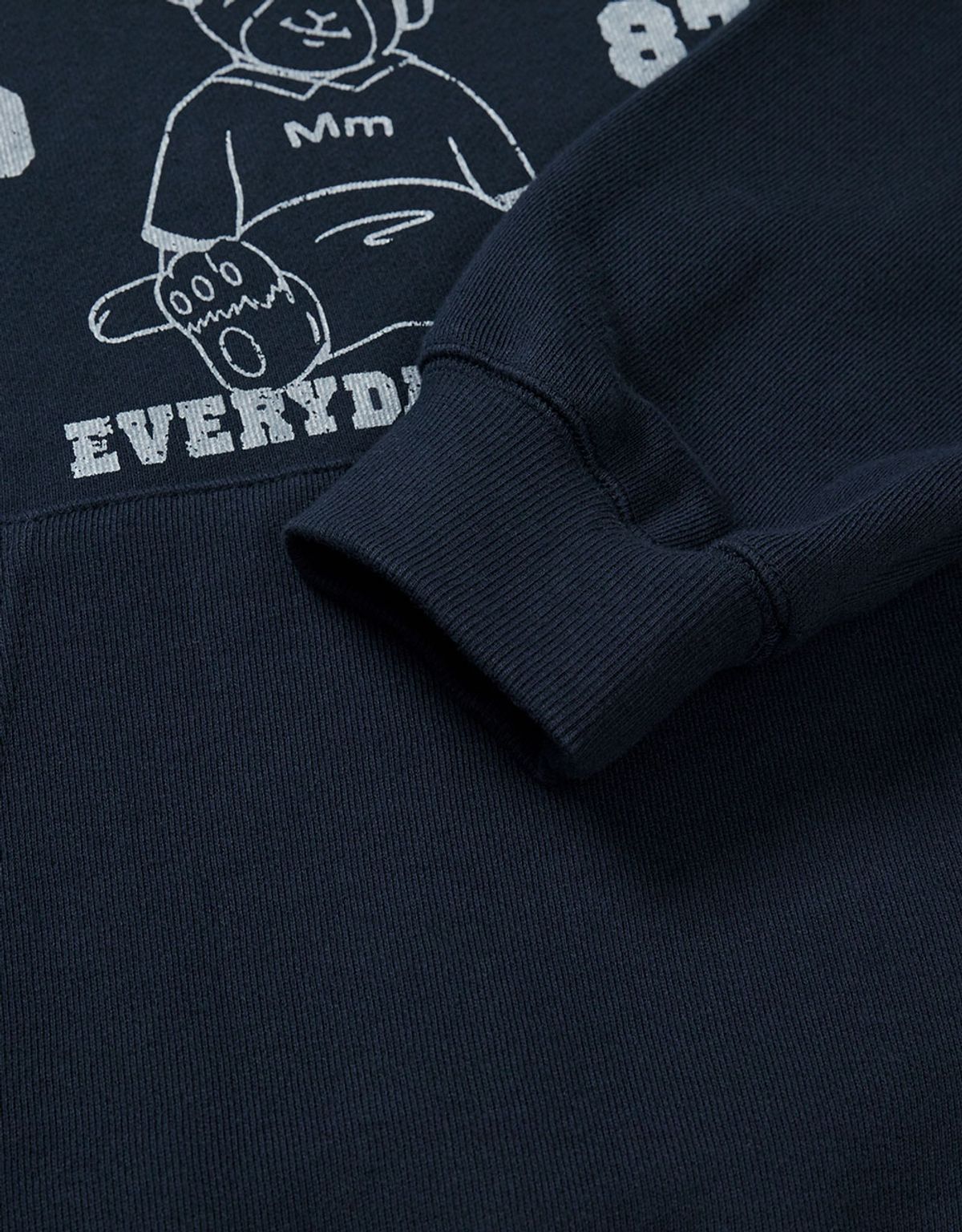 엠엠엘지(MMLG) [Mmlg] MELGE ENJOYING MUSIC HOODIE (AUTHENTIC NAVY)