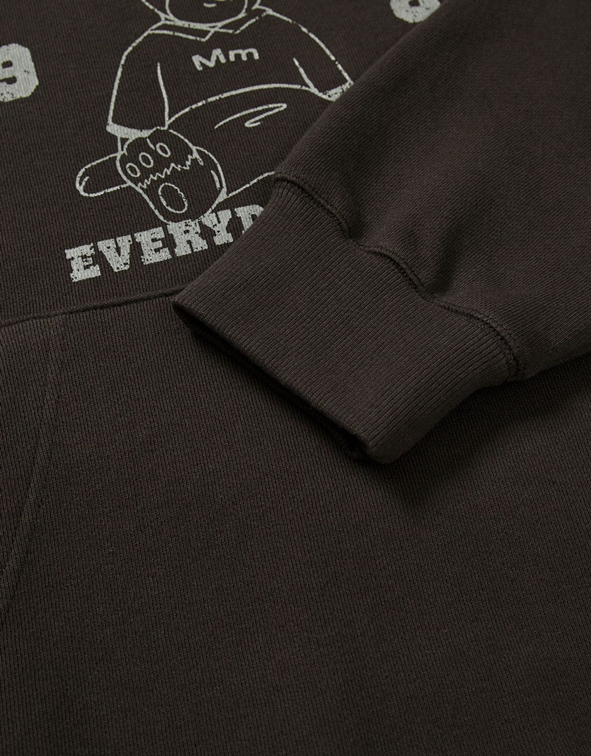 엠엠엘지(MMLG) [Mmlg] MELGE ENJOYING MUSIC HOODIE (WOODY BROWN)