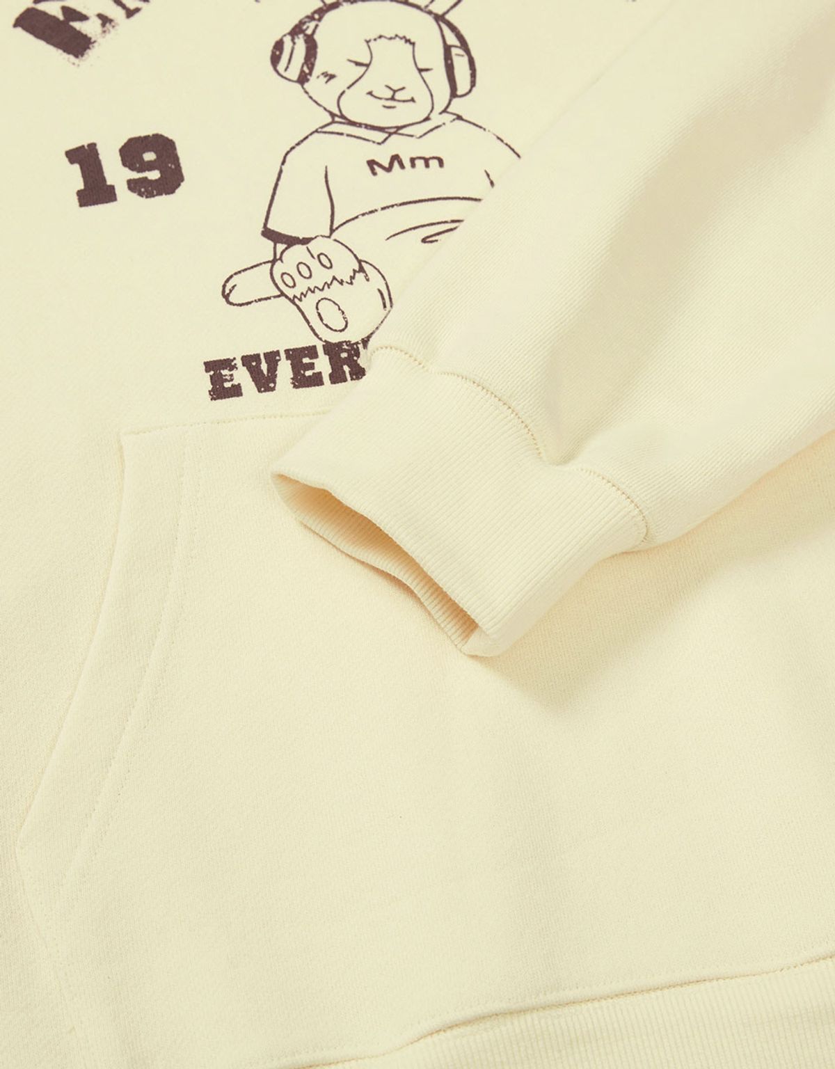 엠엠엘지(MMLG) [Mmlg] MELGE ENJOYING MUSIC HOODIE (NATURAL SOAP)