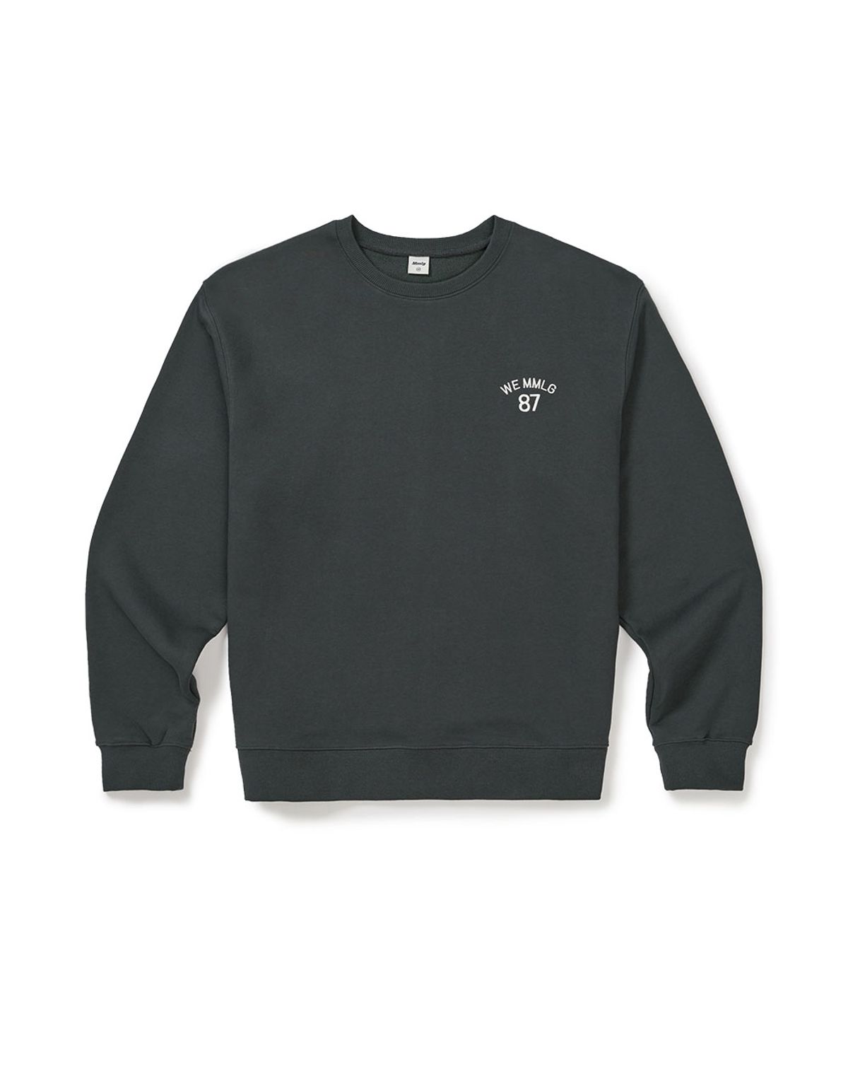 엠엠엘지(MMLG) [Mmlg] WE MMLG LOGO SWEAT (SQUID BLACK)