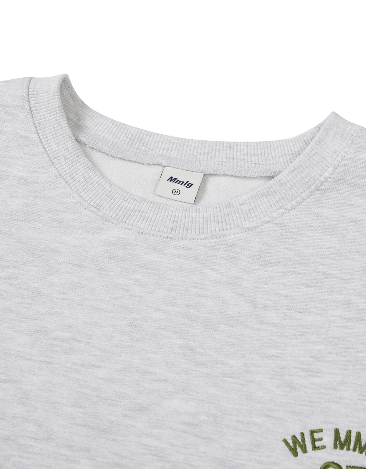 엠엠엘지(MMLG) [Mmlg] WE MMLG LOGO SWEAT (ASH GREY)