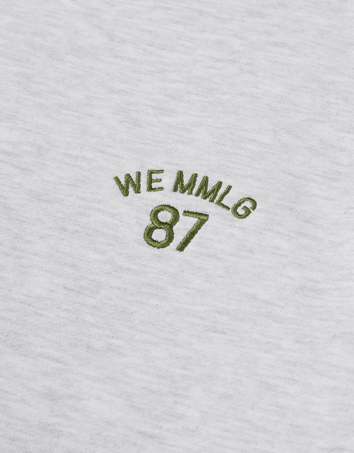 엠엠엘지(MMLG) [Mmlg] WE MMLG LOGO SWEAT (ASH GREY)