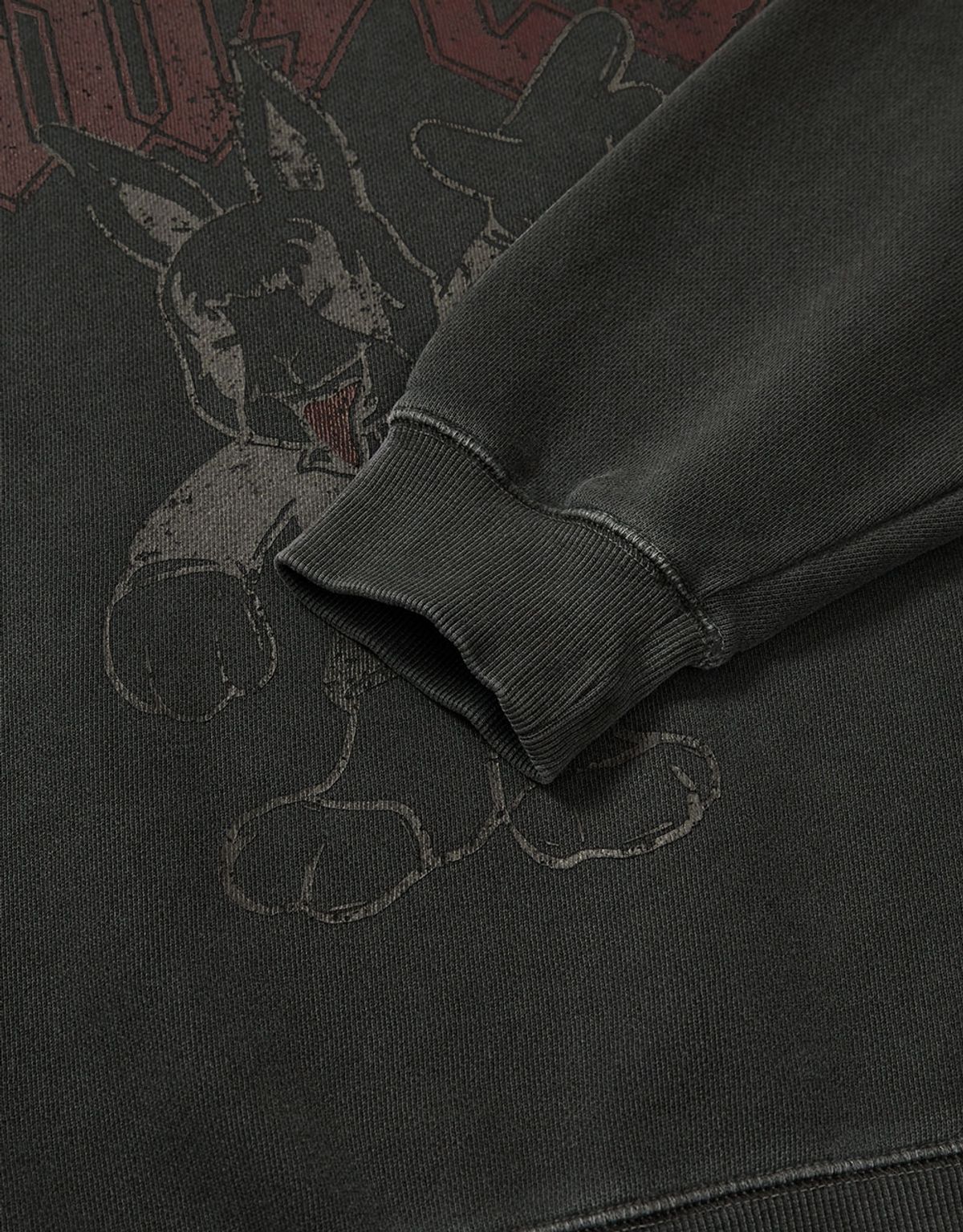 엠엠엘지(MMLG) [Mmlg] DYED MELGE ROCK SWEAT (CHARCOAL)