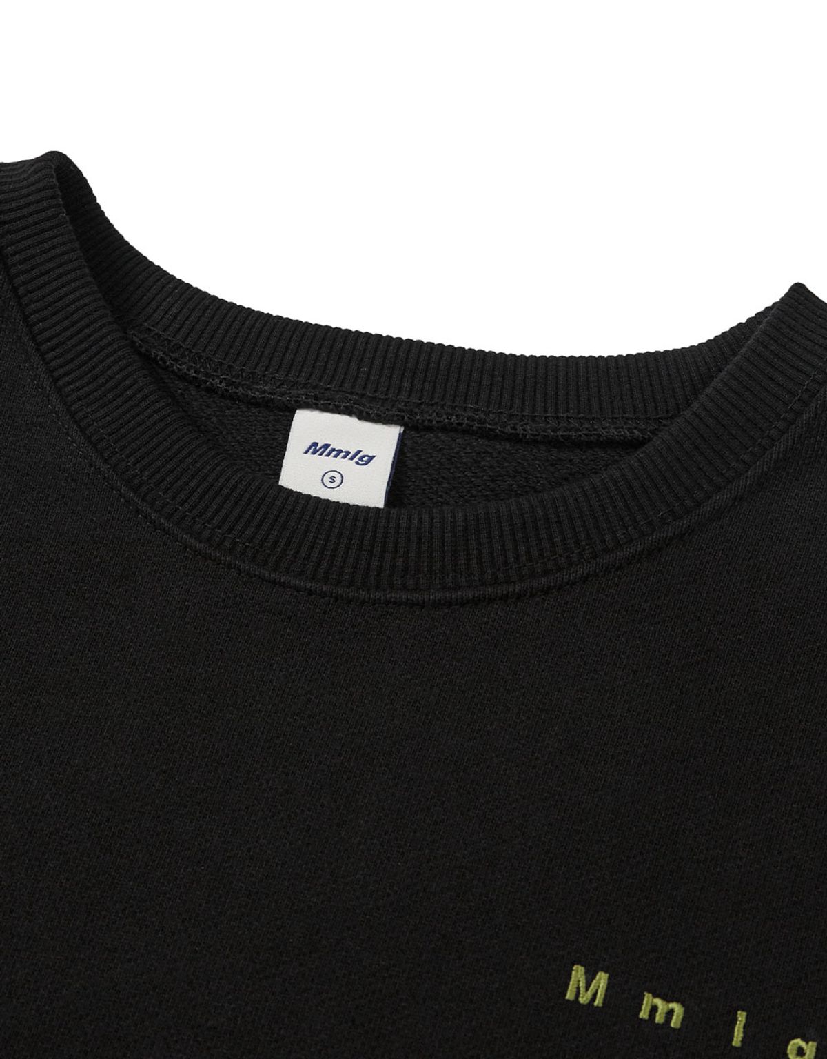 엠엠엘지(MMLG) [Mmlg] MELGE PATCH SWEAT (EVERY BLACK)