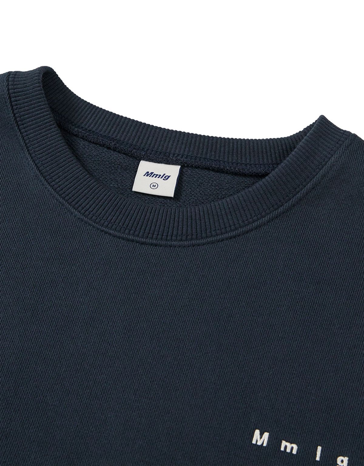엠엠엘지(MMLG) [Mmlg] MELGE PATCH SWEAT (AUTHENTIC NAVY)