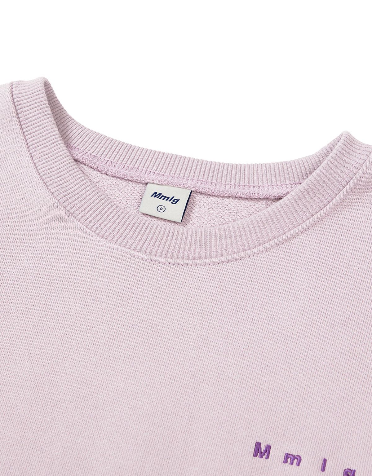 엠엠엘지(MMLG) [Mmlg] MELGE PATCH SWEAT (POWDER PINK)