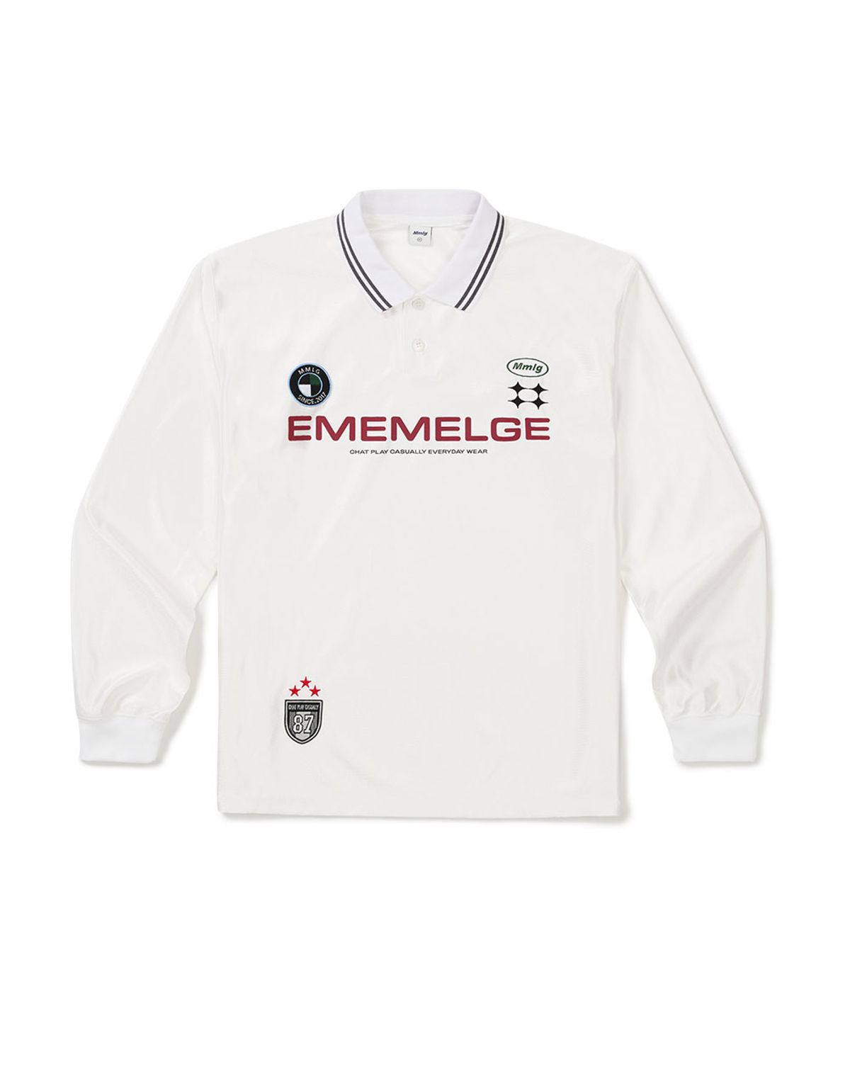 엠엠엘지(MMLG) [Mmlg] EM FOOTBALL JERSEY SHIRT (WHITE)