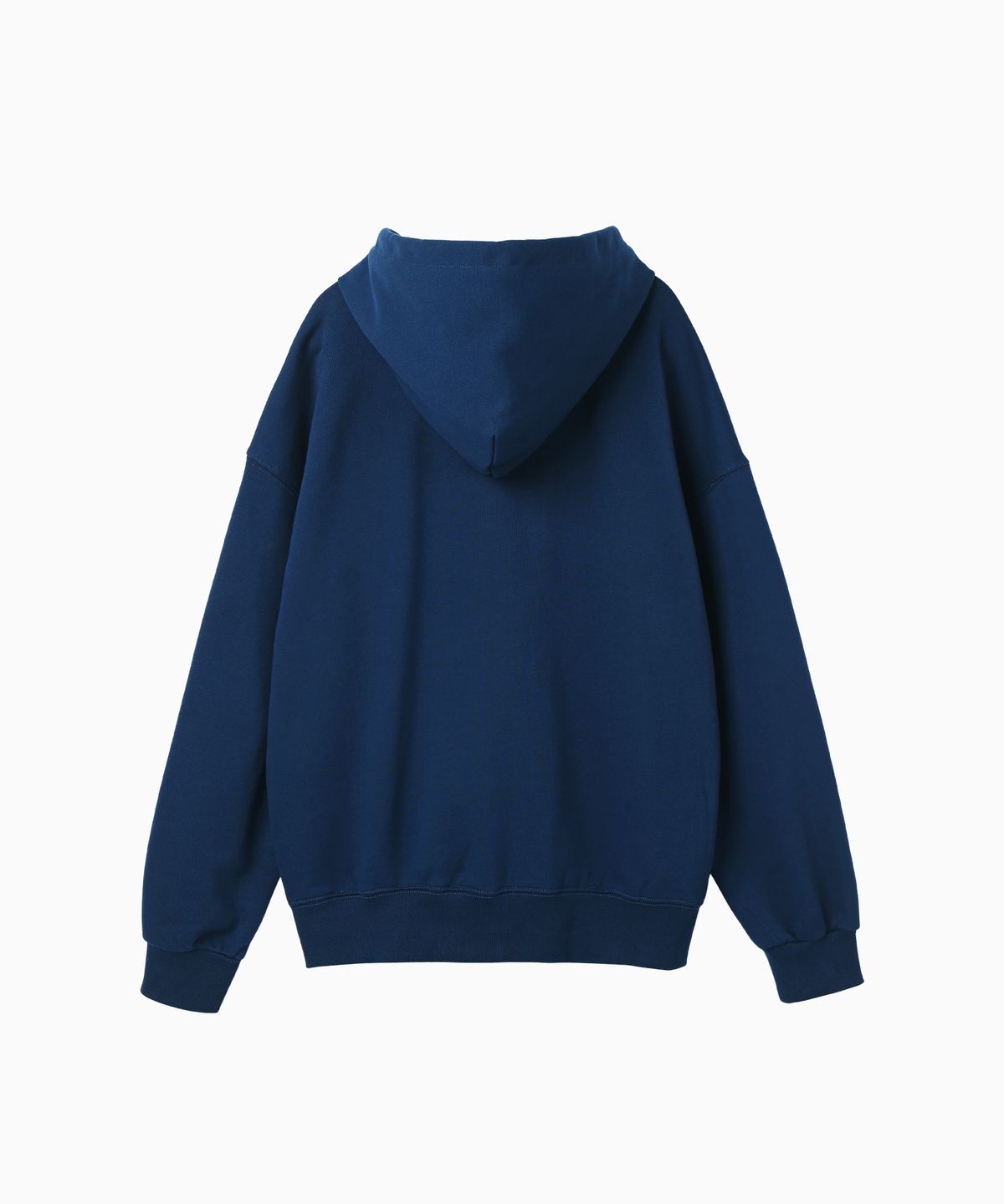 미나수(MENASOO) Menasoo Applique Two Way Hoodie Zip Up_Navy