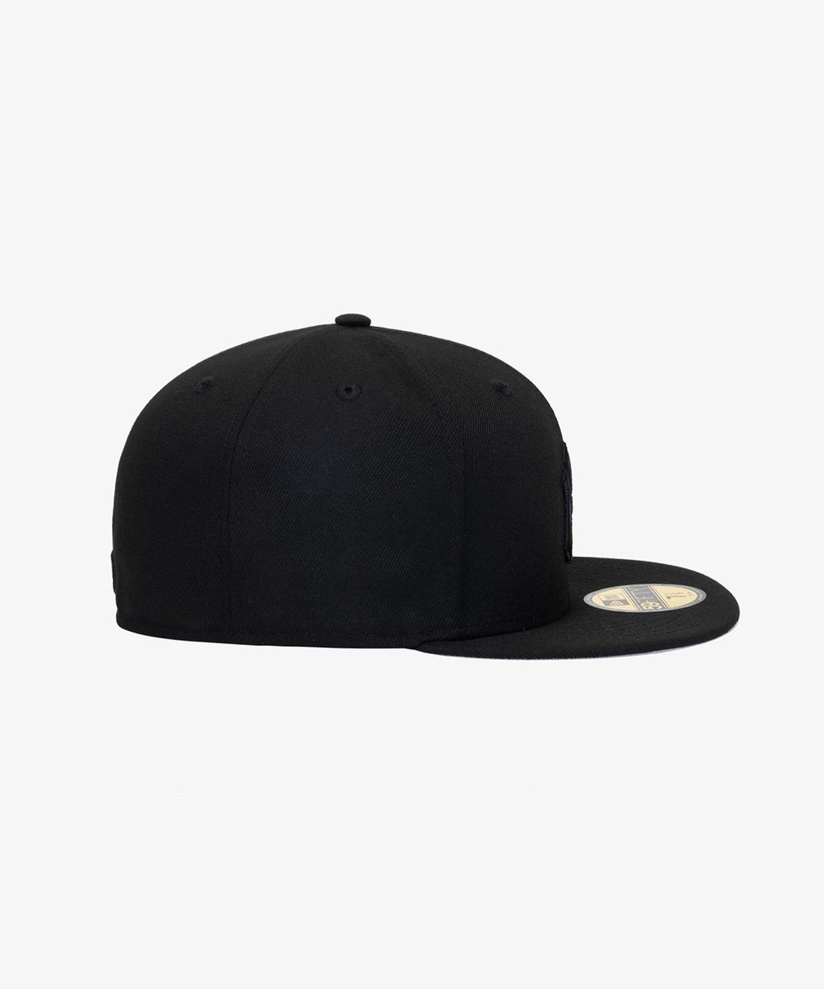 뉴에라(NEW ERA) MLB 뉴욕 양키스 베이직 피티드캡 블랙/블랙