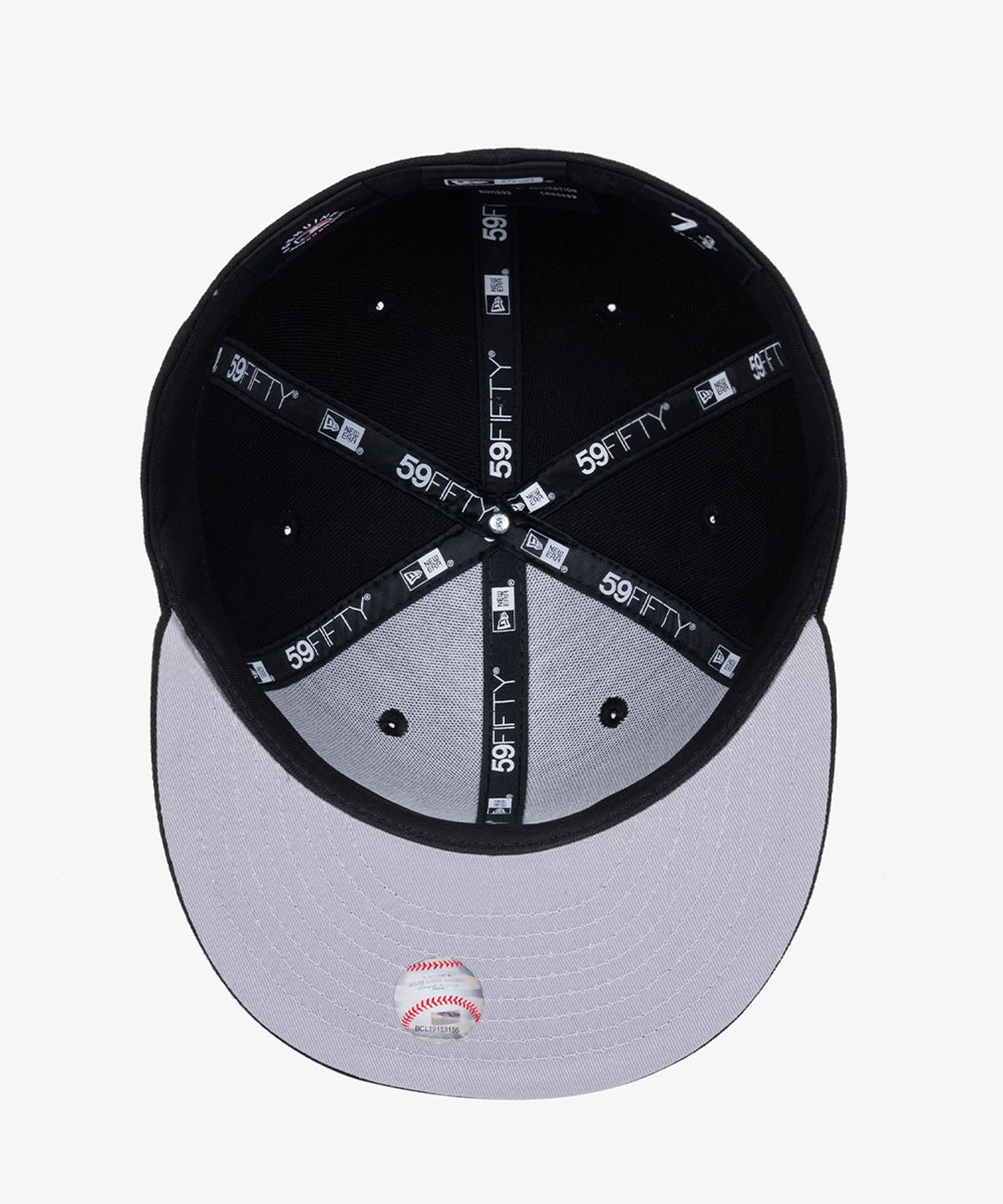 뉴에라(NEW ERA) MLB 뉴욕 양키스 베이직 피티드캡 블랙/블랙
