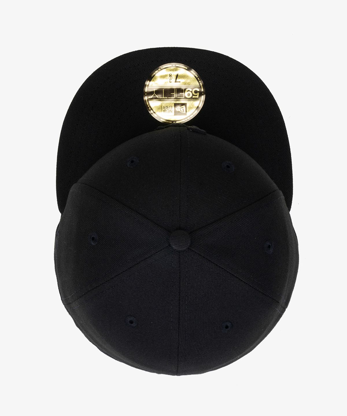 뉴에라(NEW ERA) MLB LA다저스 베이직 피티드캡 블랙/블랙