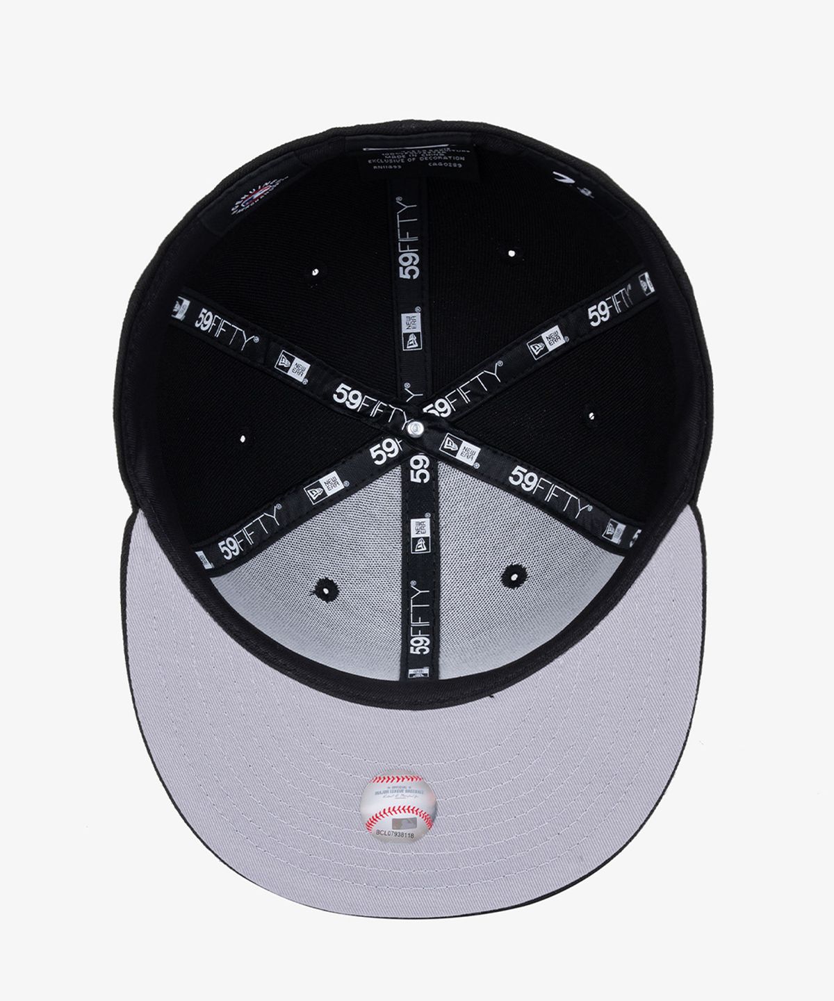 뉴에라(NEW ERA) MLB LA다저스 베이직 피티드캡 블랙/블랙