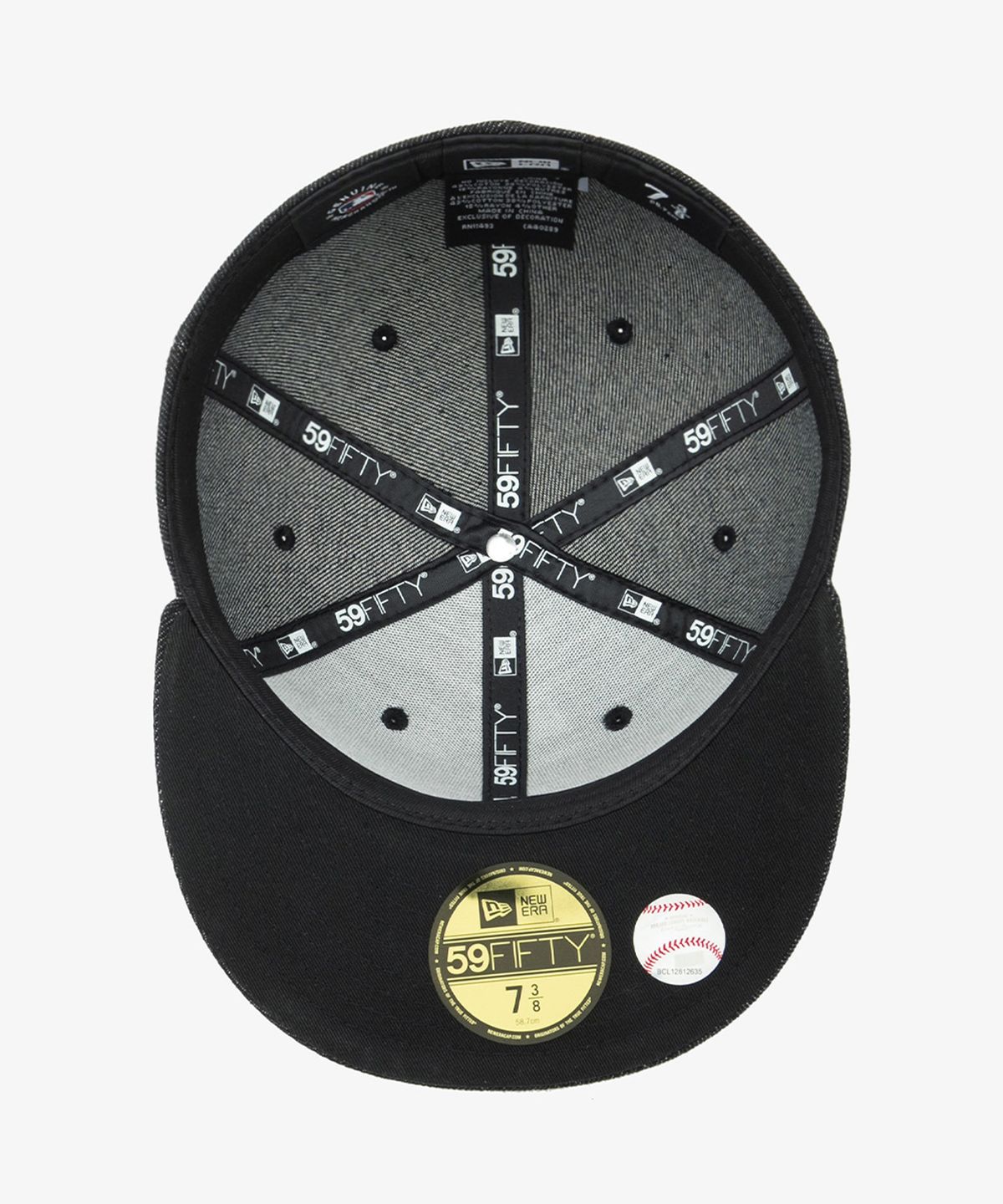 뉴에라(NEW ERA) 5950 DENIM LOSDOD BLK INTL