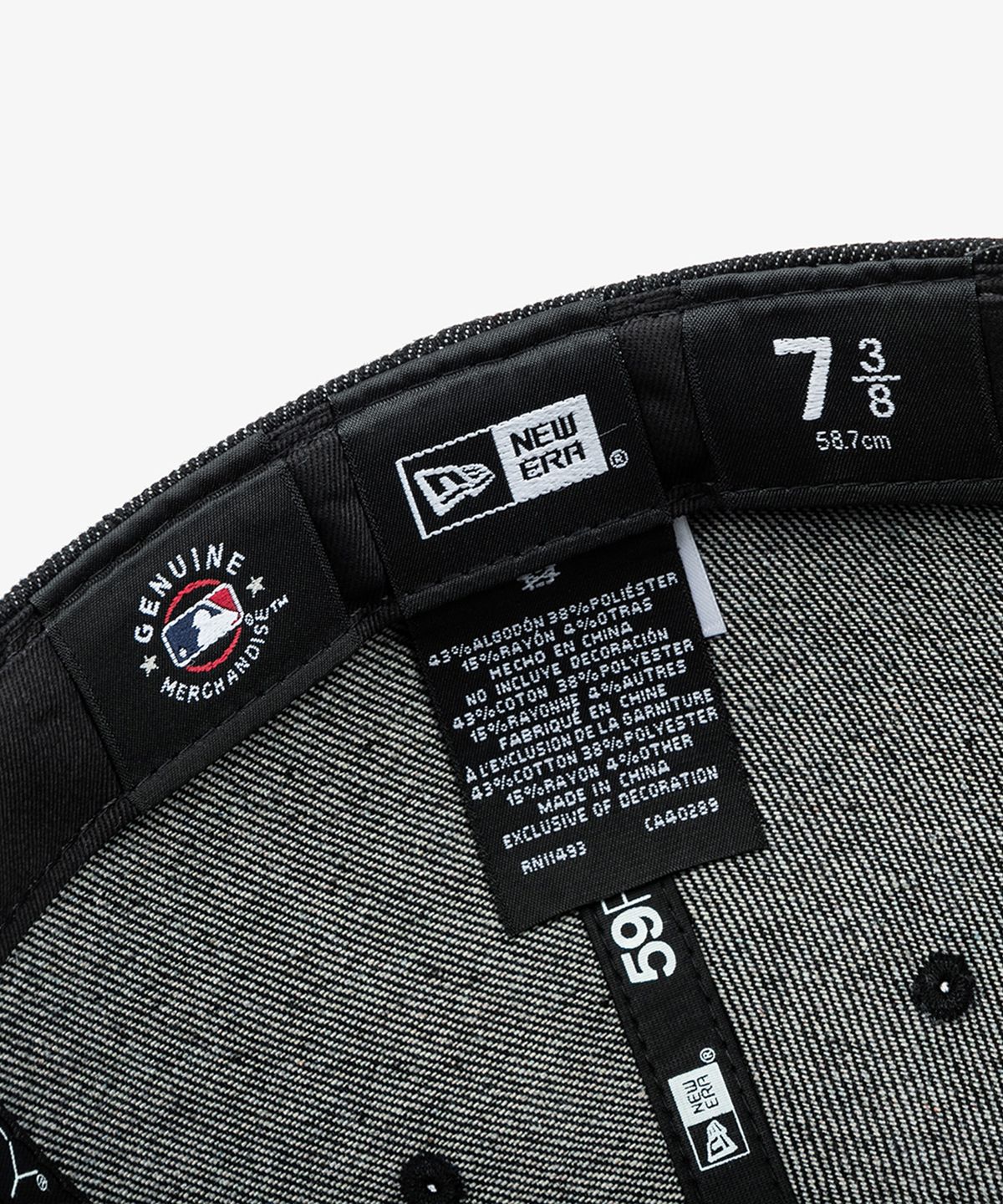 뉴에라(NEW ERA) 5950 DENIM LOSDOD BLK INTL