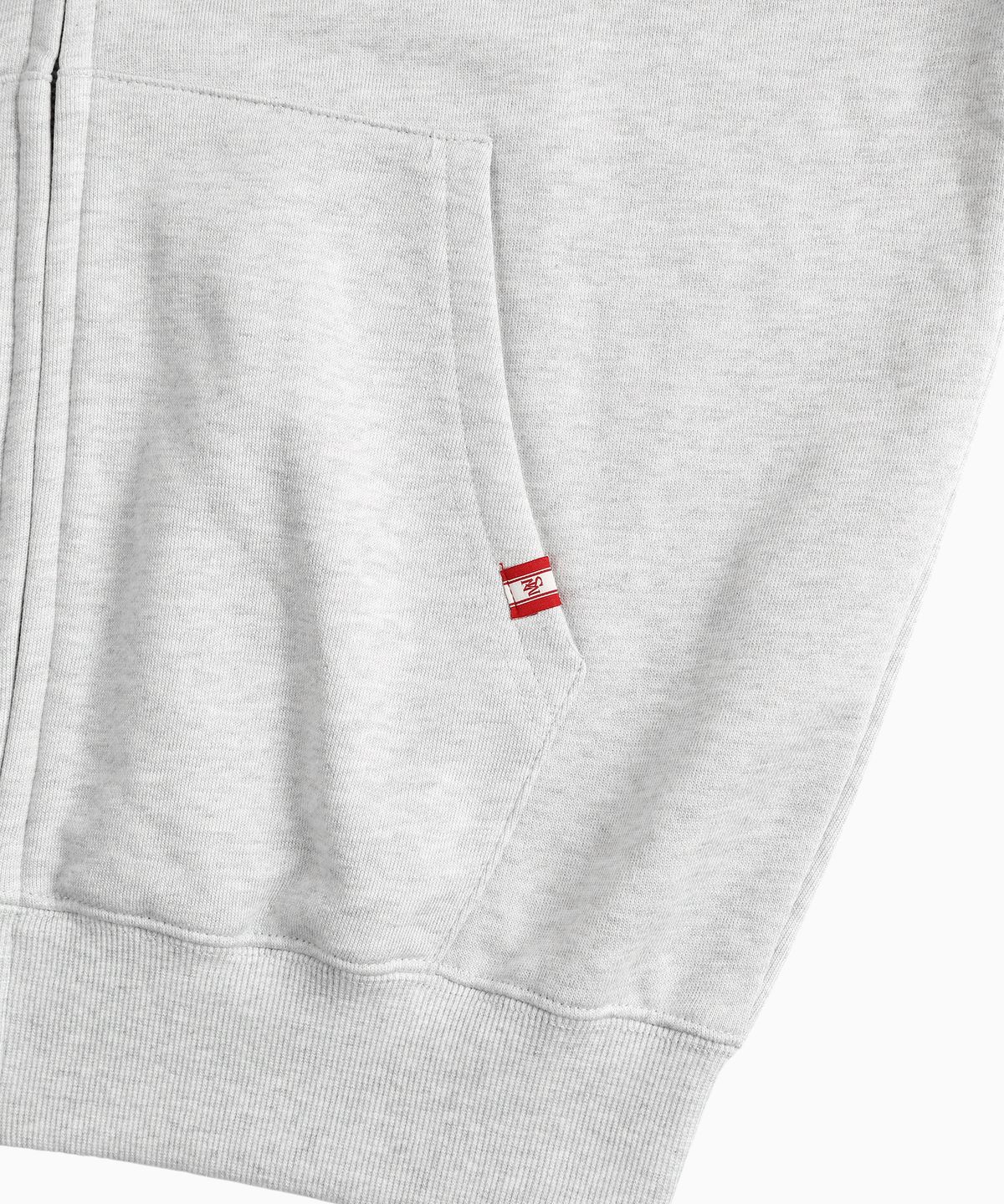 미나수(MENASOO) Menasoo Cartoon Graffiti Two Way Hoodie Zip Up_White Melange