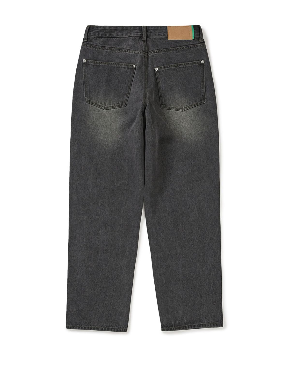 엠엠엘지(MMLG) [Mmlg] MM AUTHENTIC REGULAR DENIM PANTS (CHARCOAL)