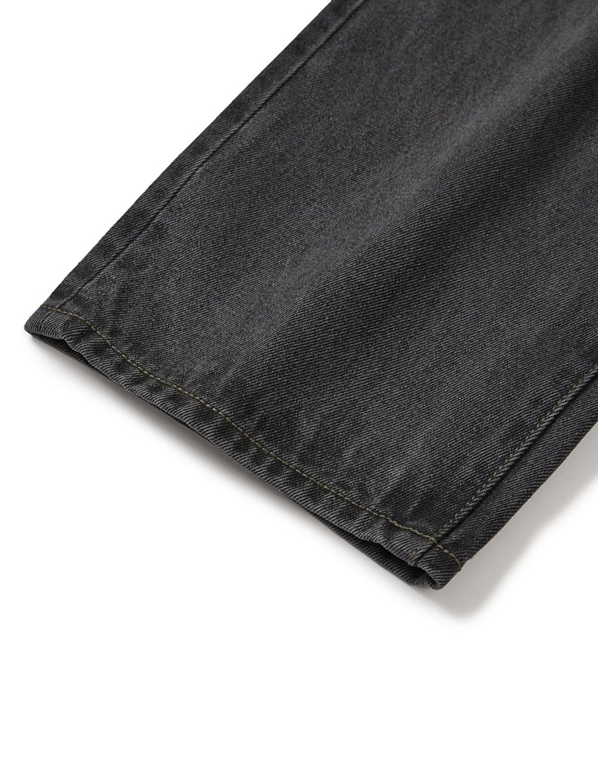 엠엠엘지(MMLG) [Mmlg] MM AUTHENTIC REGULAR DENIM PANTS (CHARCOAL)