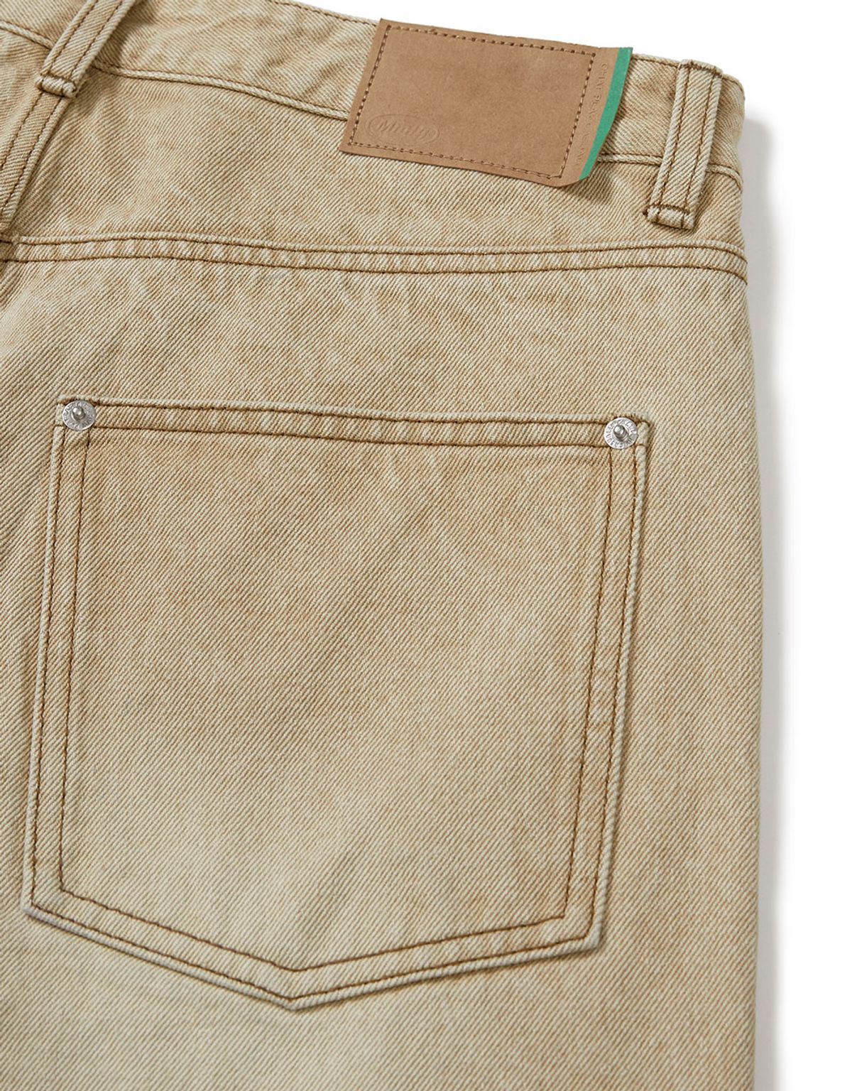 엠엠엘지(MMLG) [Mmlg] MM AUTHENTIC REGULAR DENIM PANTS (BEIGE)