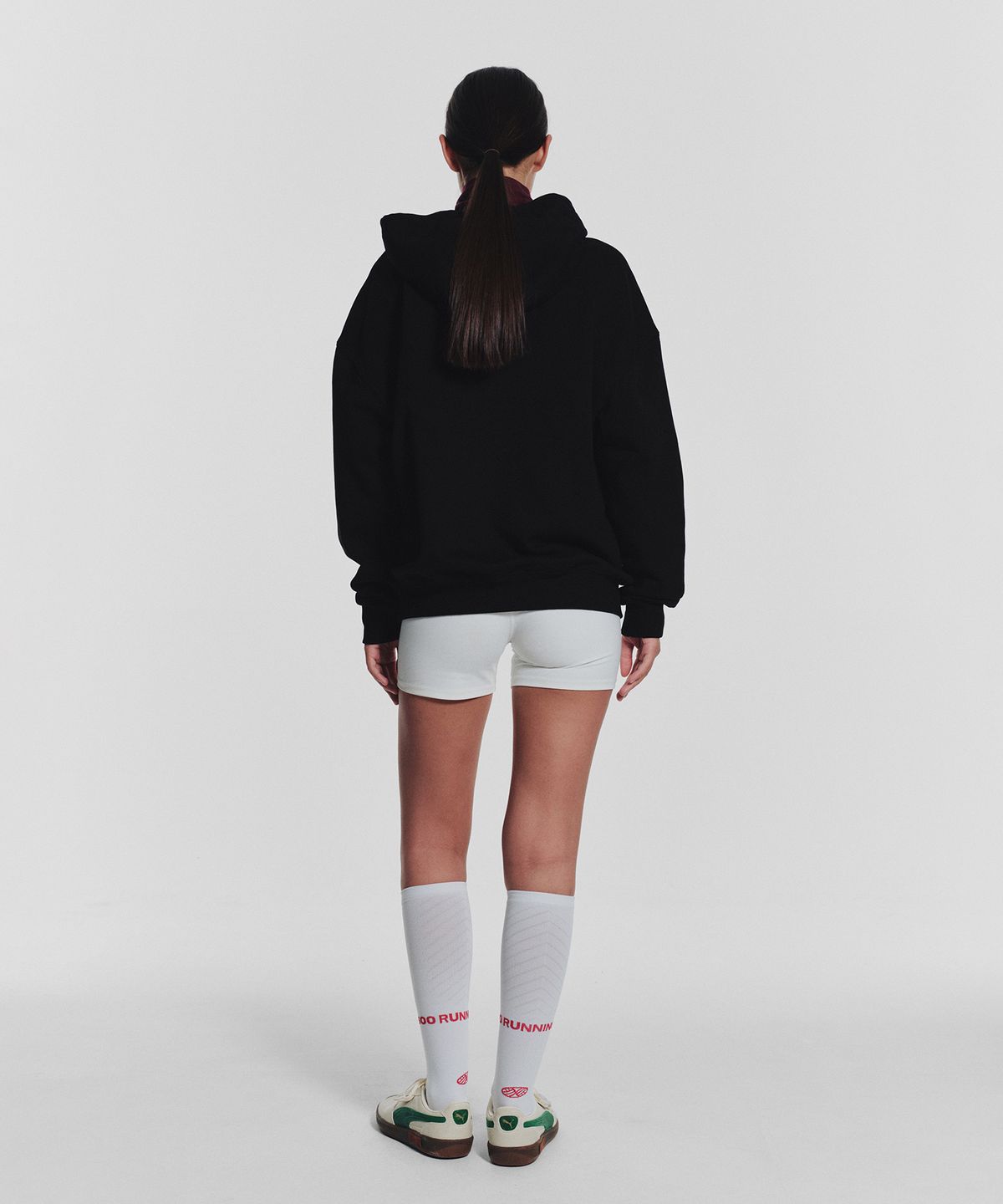 미나수(MENASOO) Menasoo Basic Hoodie_Black