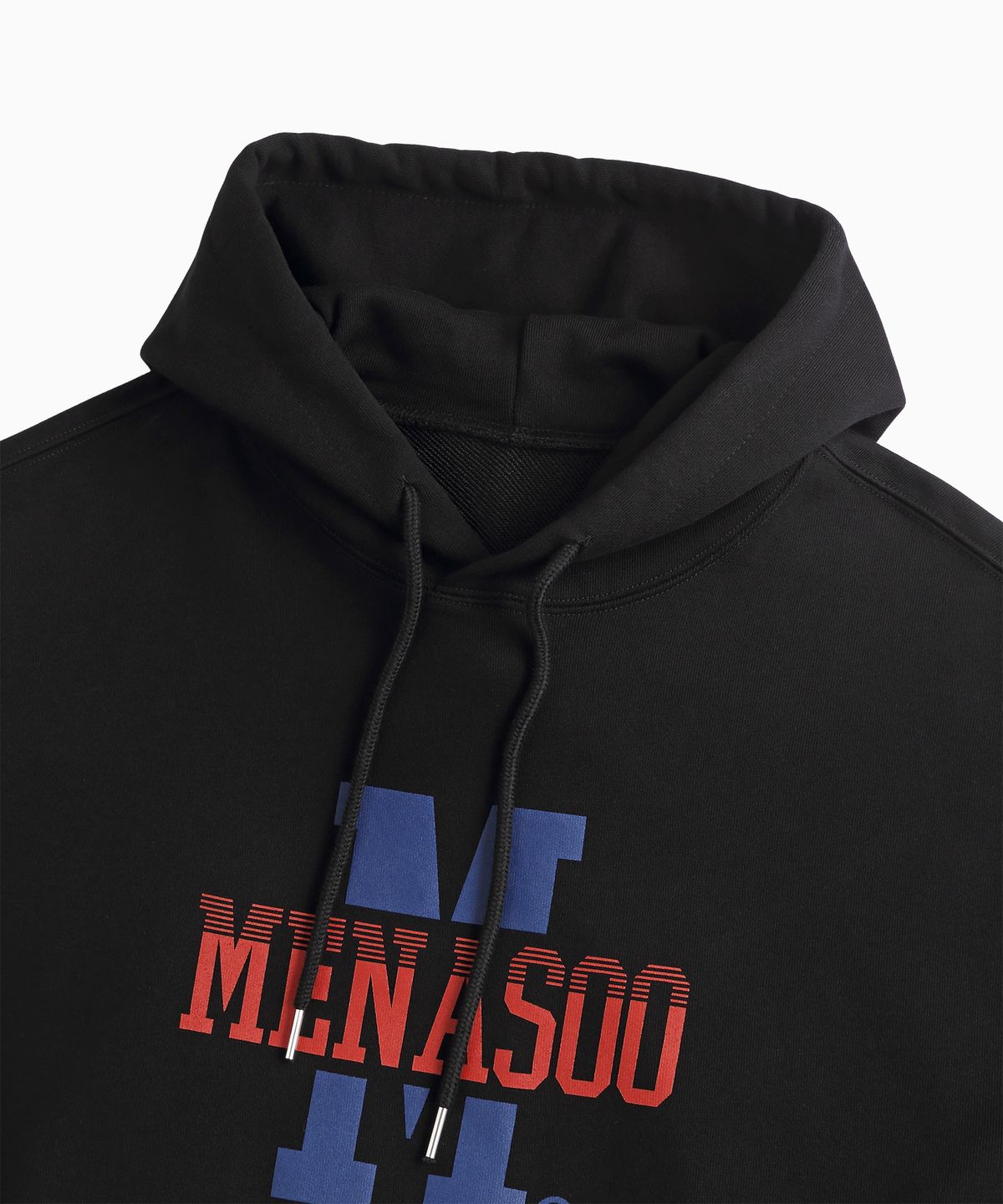 미나수(MENASOO) Menasoo Basic Hoodie_Black
