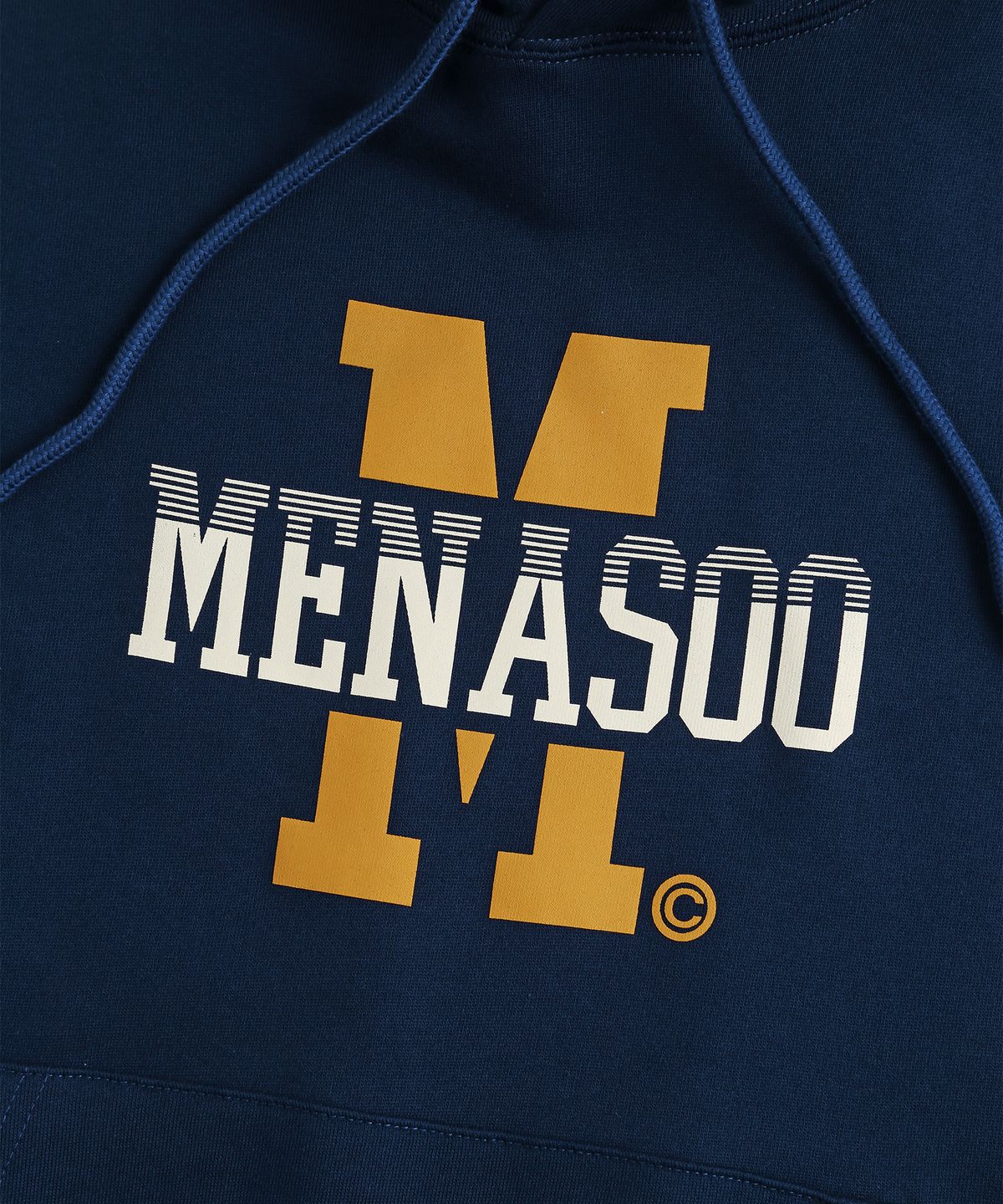 미나수(MENASOO) Menasoo Basic Hoodie_Navy
