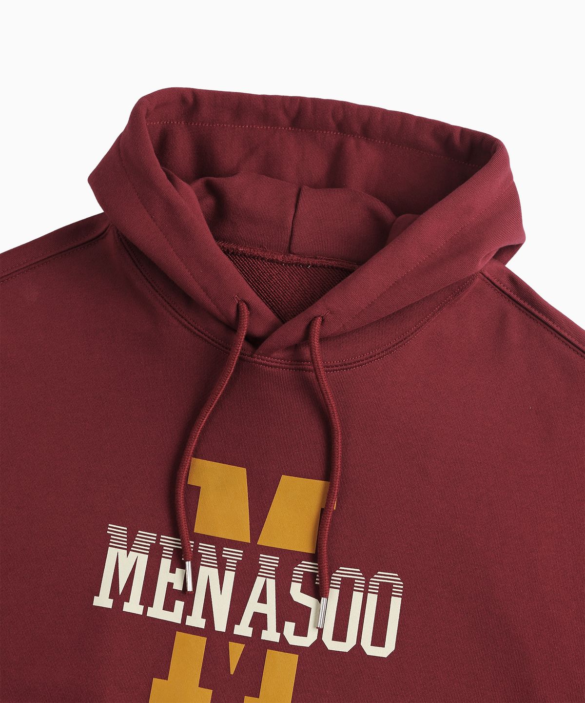 미나수(MENASOO) Menasoo Basic Hoodie_Burgundy