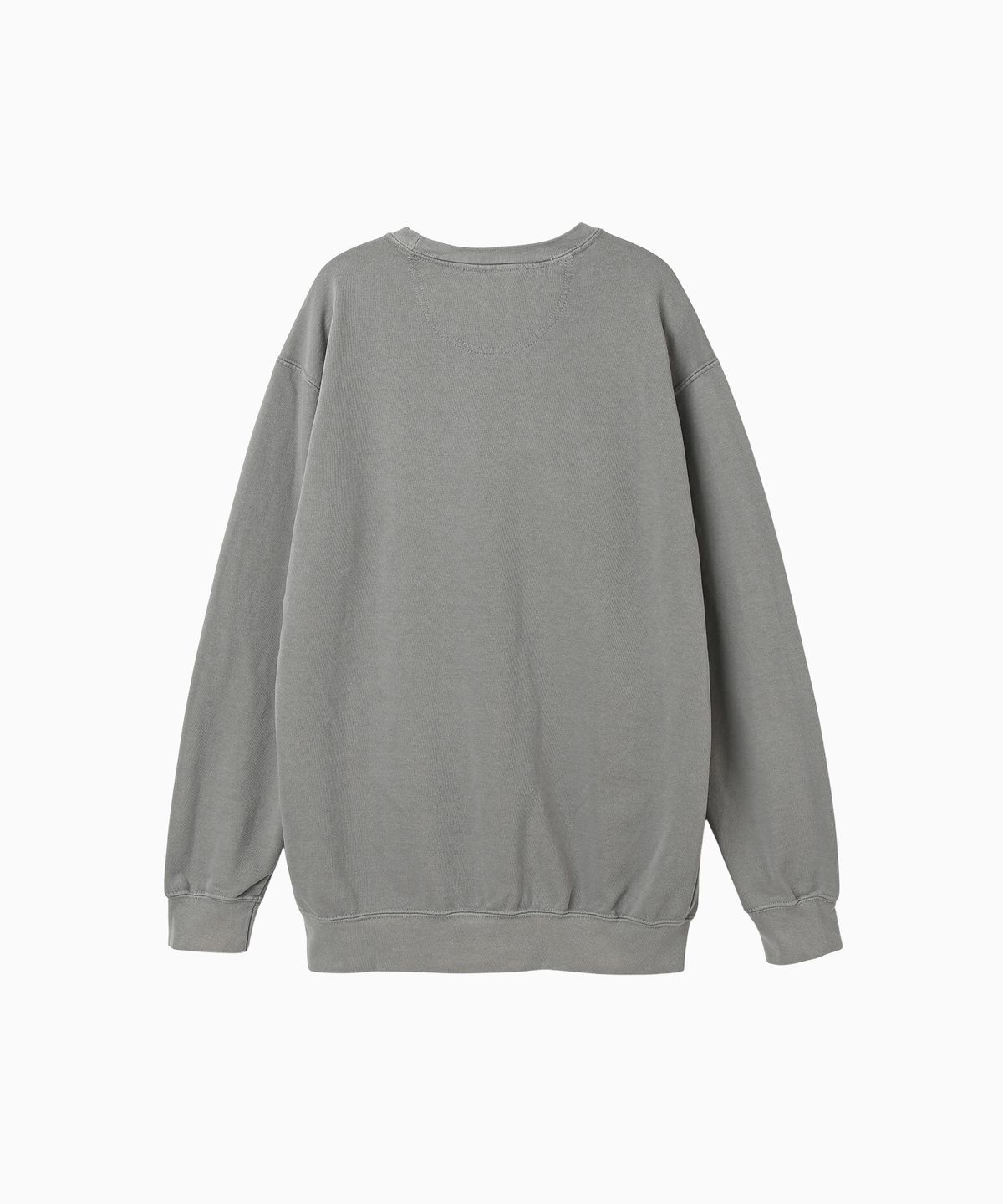 미나수(MENASOO) Menasoo Pigment Oversized Sweatshirt_Gray
