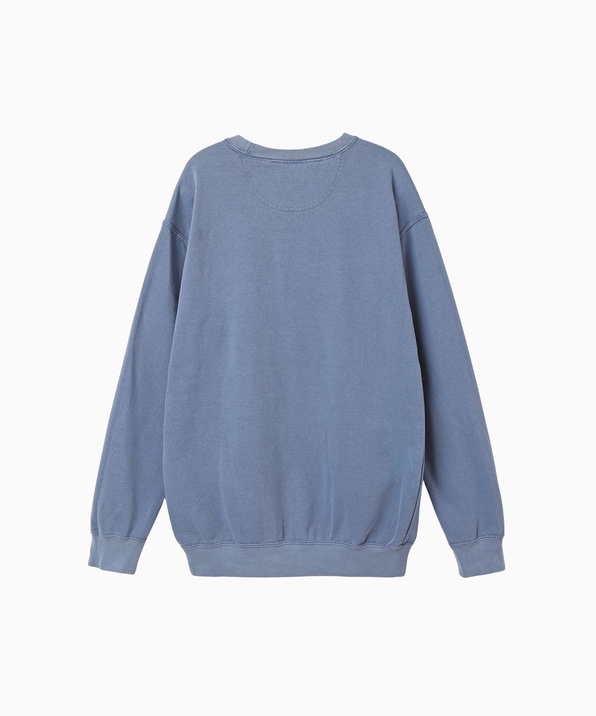 미나수(MENASOO) Menasoo Pigment Oversized Sweatshirt_Blue