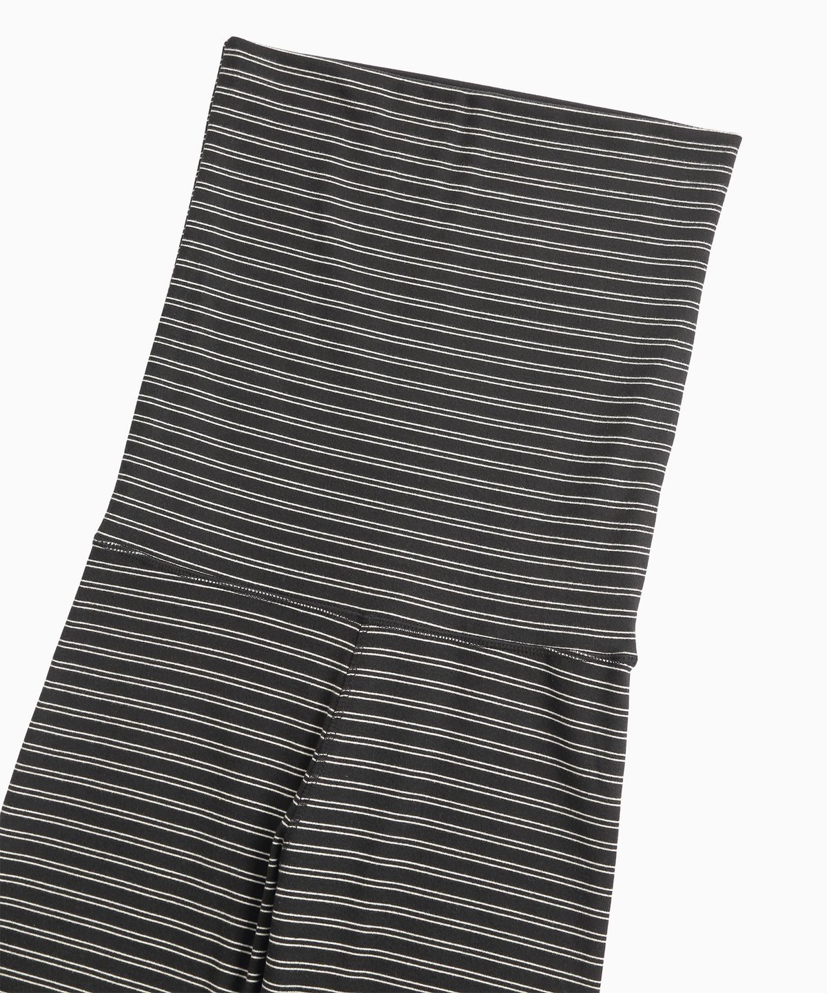 미나수(MENASOO) Brushed Striped Skirt Pants_Black