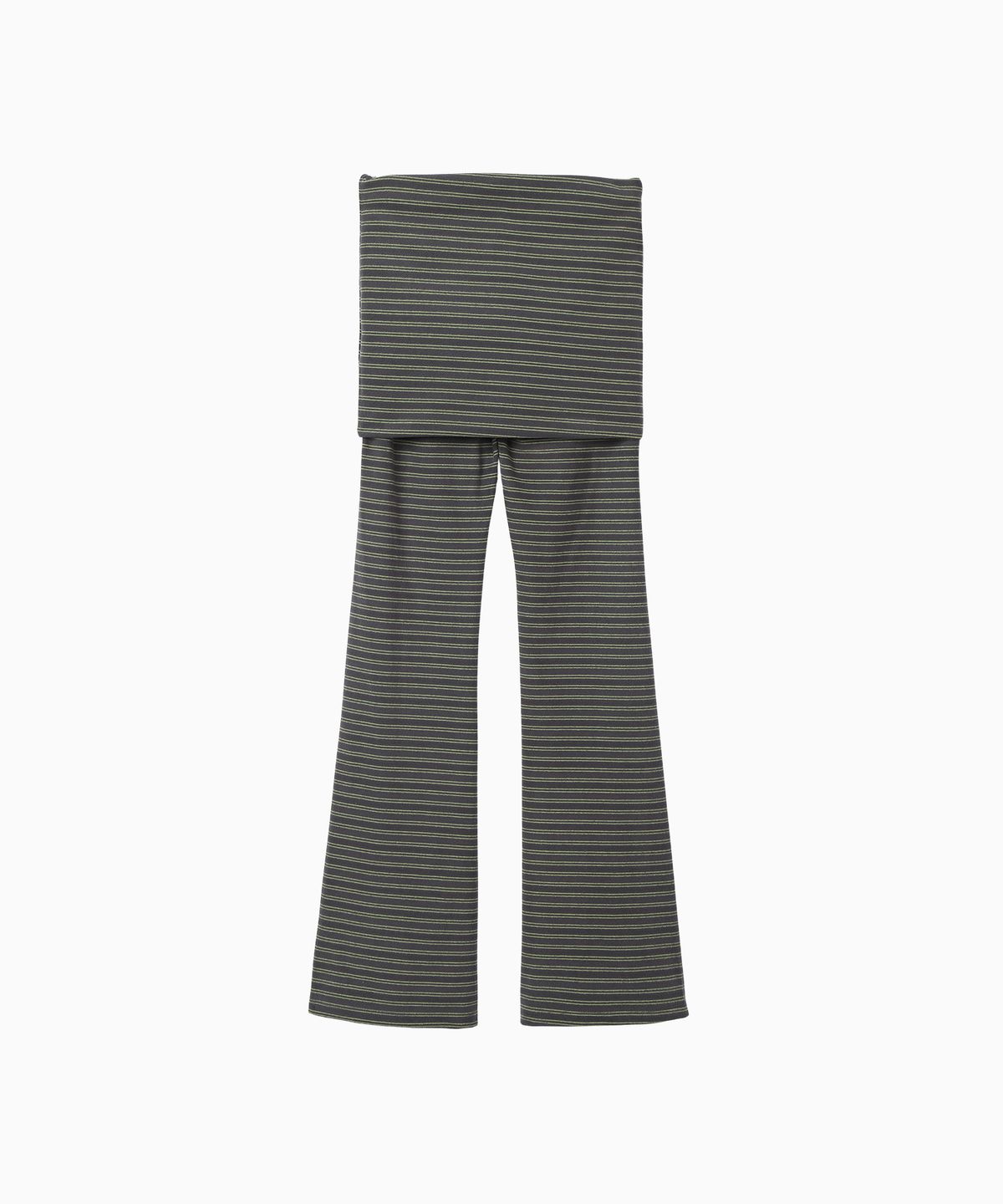 미나수(MENASOO) Brushed Striped Skirt Pants_Khaki