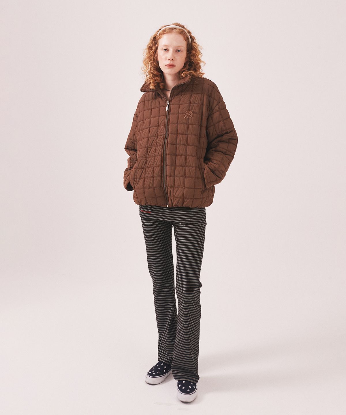 미나수(MENASOO) MNS Short Puffer Jacket_Brown