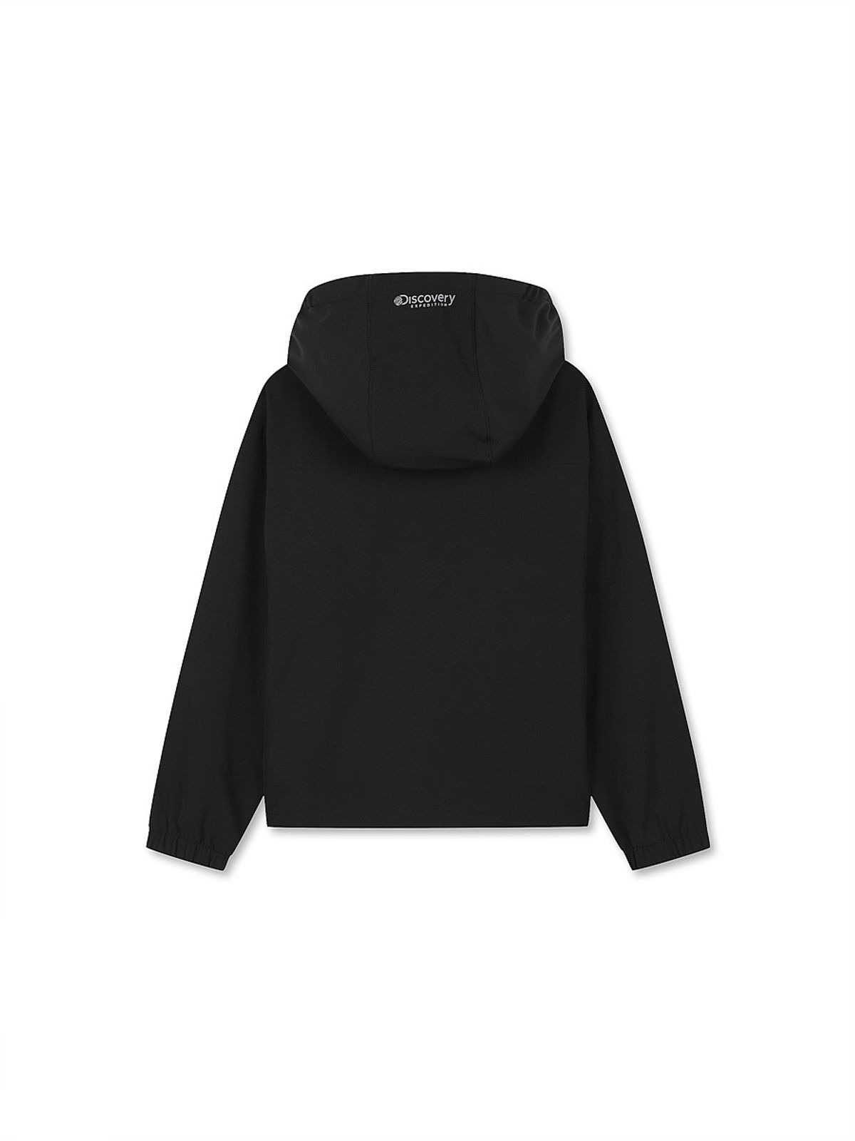 디스커버리 키즈(DISCOVERY KIDS) 키즈 에센셜 우븐 후드 아노락 (BLACK)