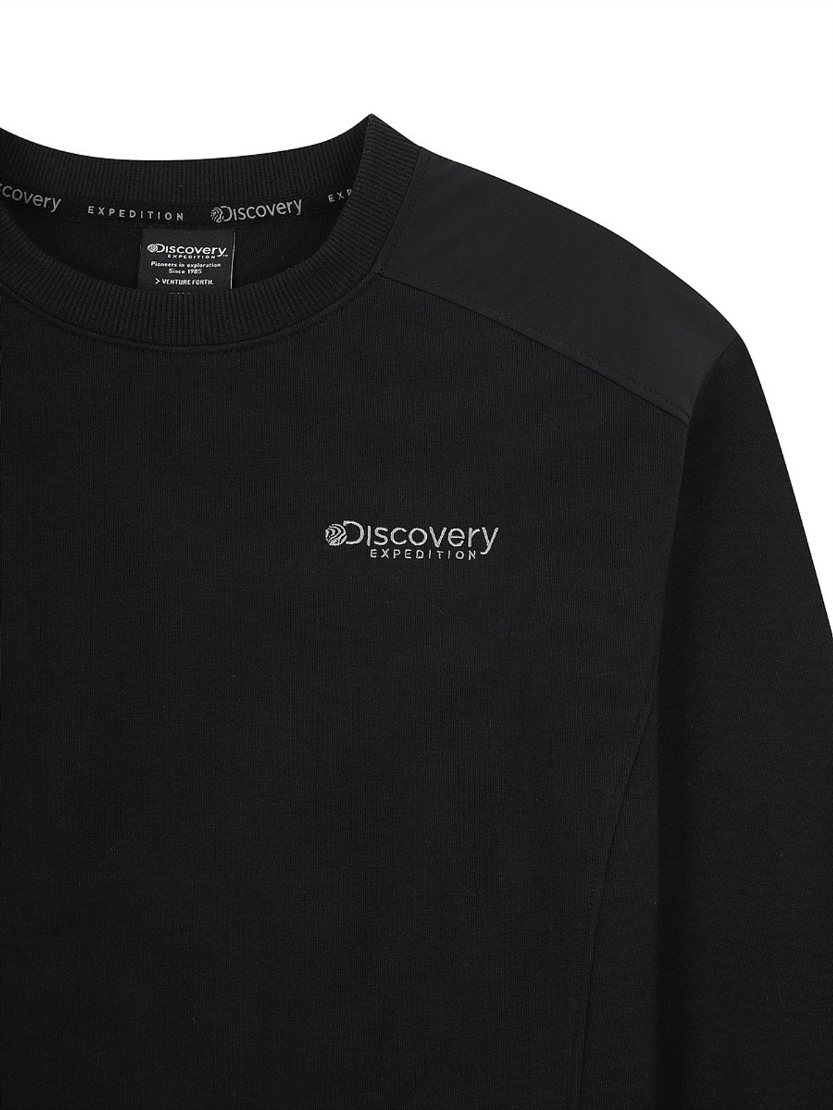 디스커버리 키즈(DISCOVERY KIDS) 키즈 하이브리드 맨투맨 (BLACK)