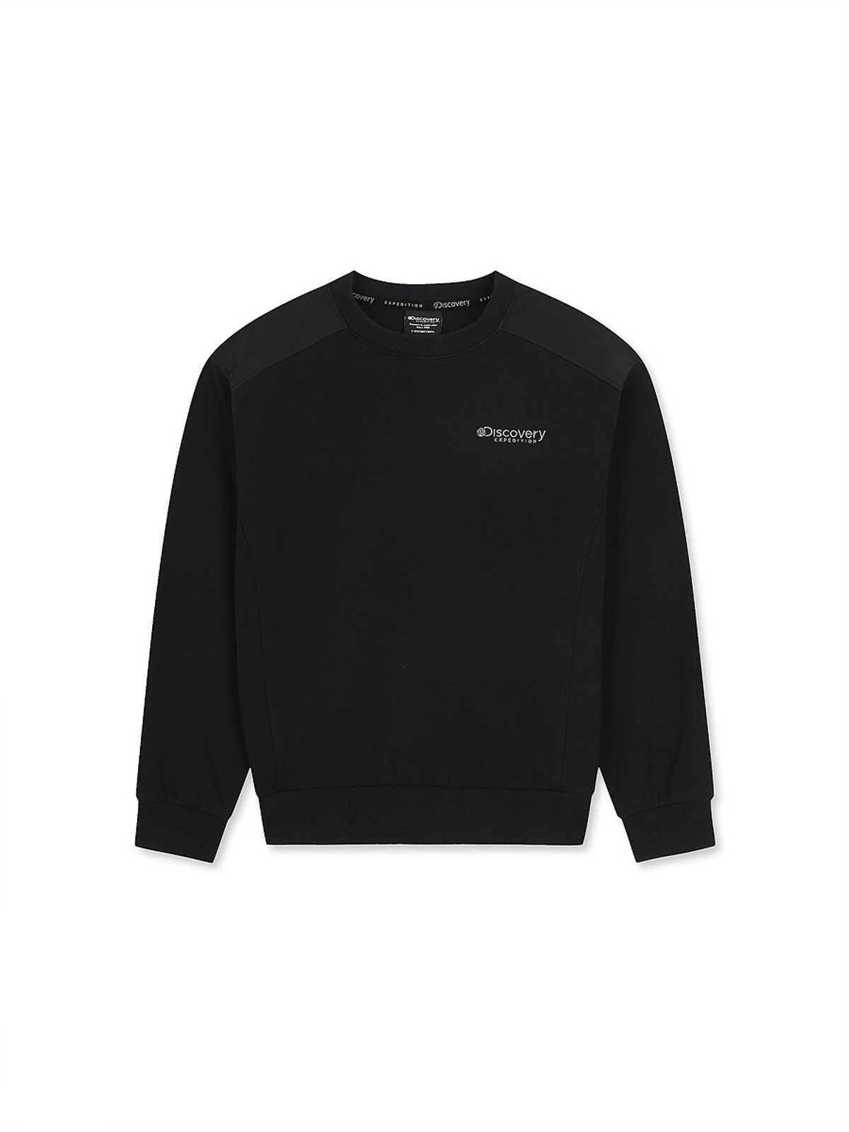 디스커버리 키즈(DISCOVERY KIDS) 키즈 하이브리드 맨투맨 (BLACK)