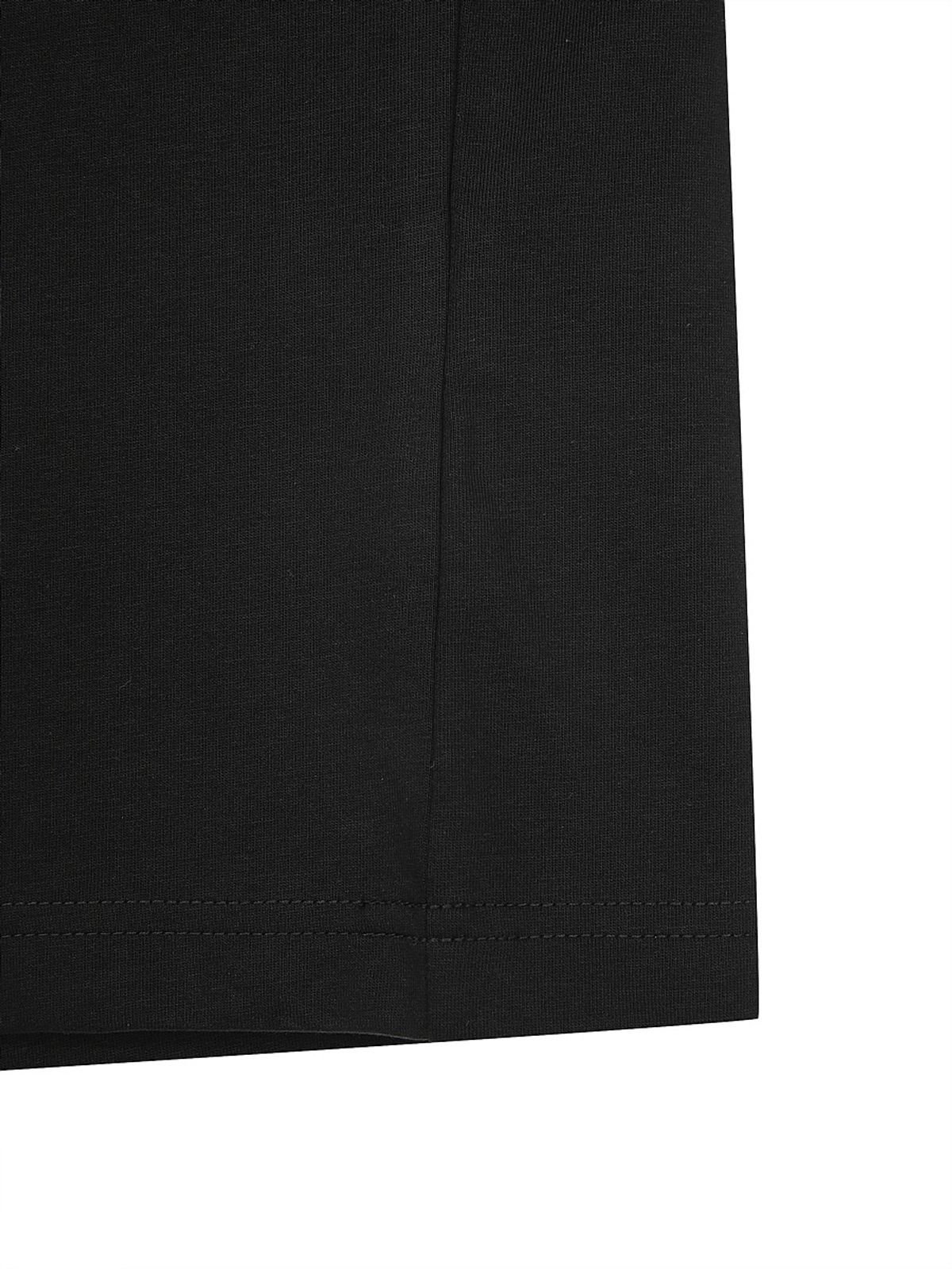 디스커버리 키즈(DISCOVERY KIDS) 키즈 에센셜 스몰로고 긴팔티셔츠 (BLACK)