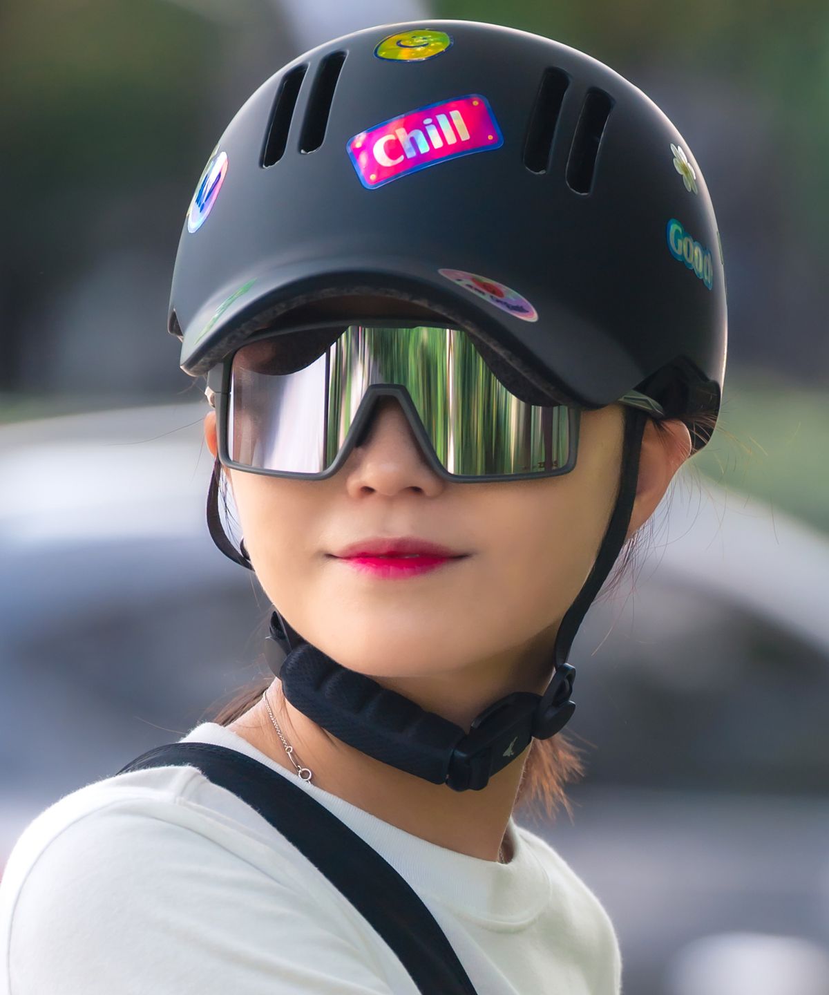 톰디어(TOMDEER) 초경량 전기 전동 어반 킥보드 자전거 헬멧