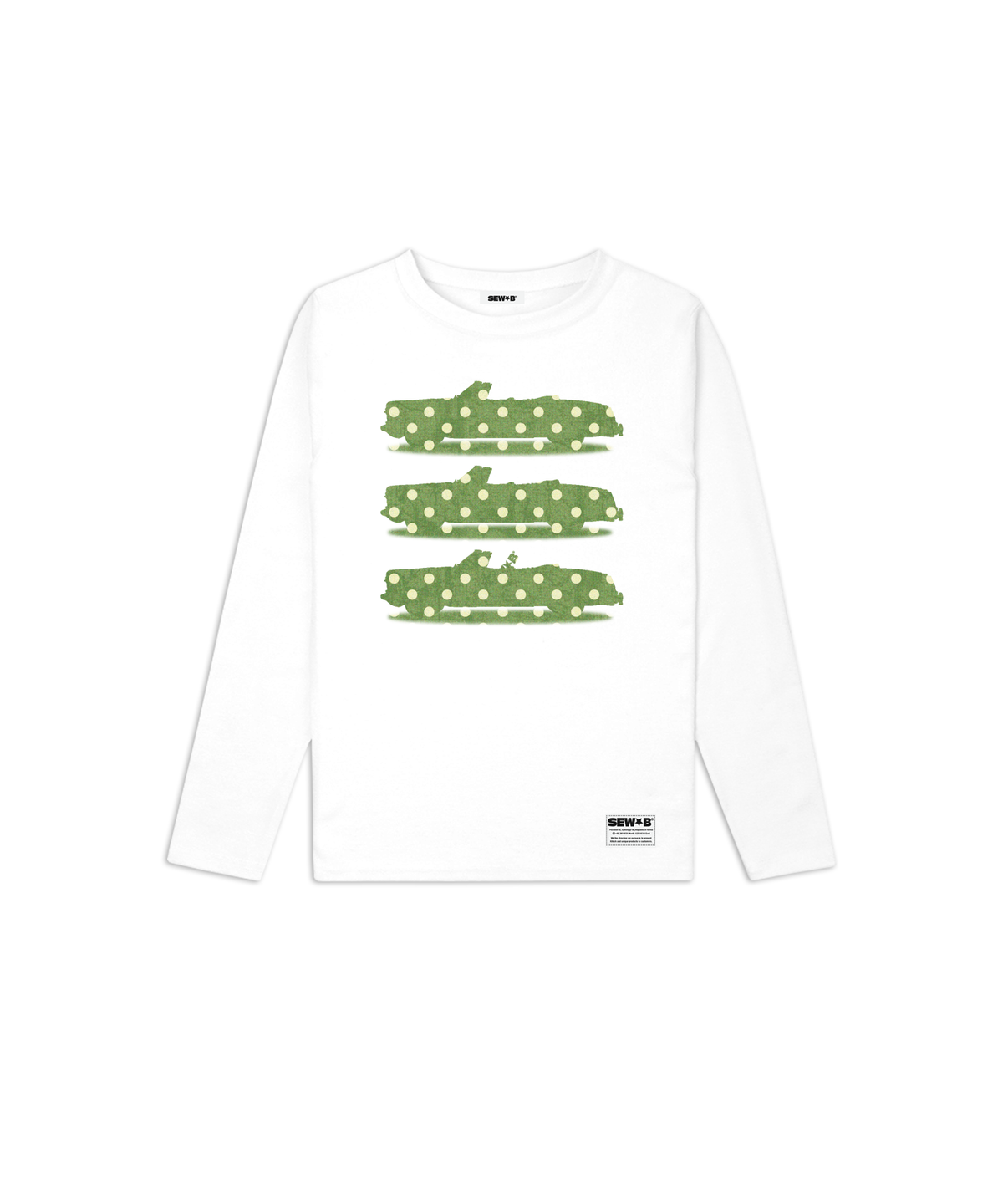 쏘비(SEW-B) 세미크롭 Green3 긴팔티